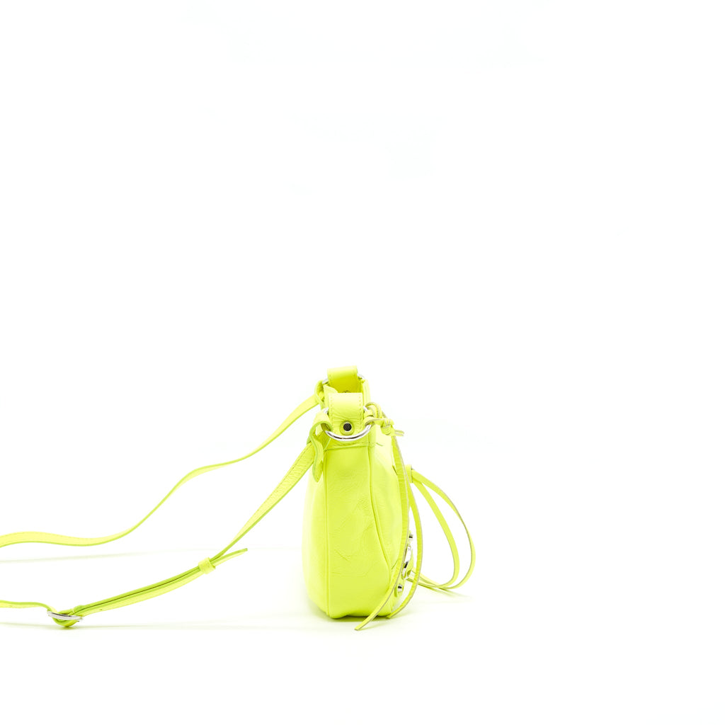 BALENCIAGA GIANT HIP BAG IN HOT YELLOW