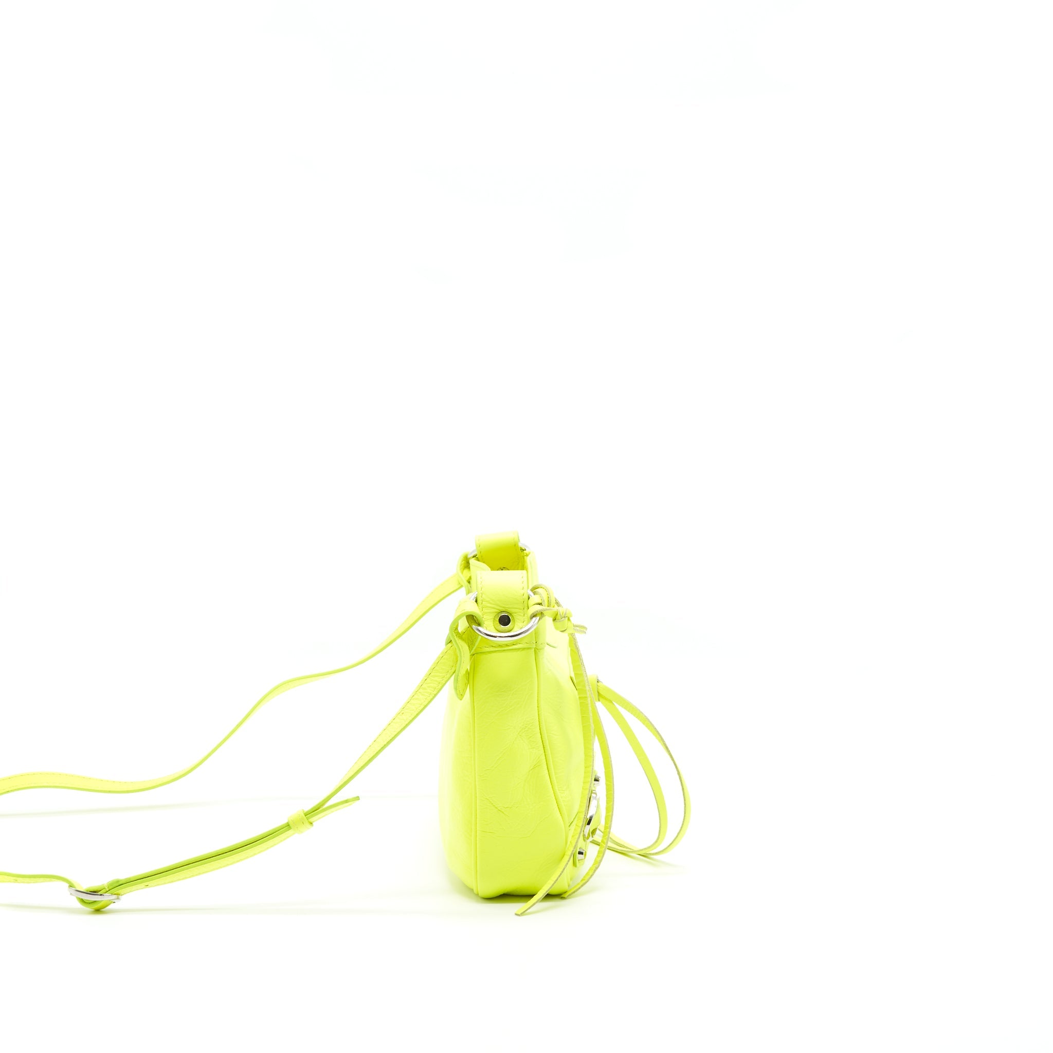 BALENCIAGA GIANT HIP BAG IN HOT YELLOW