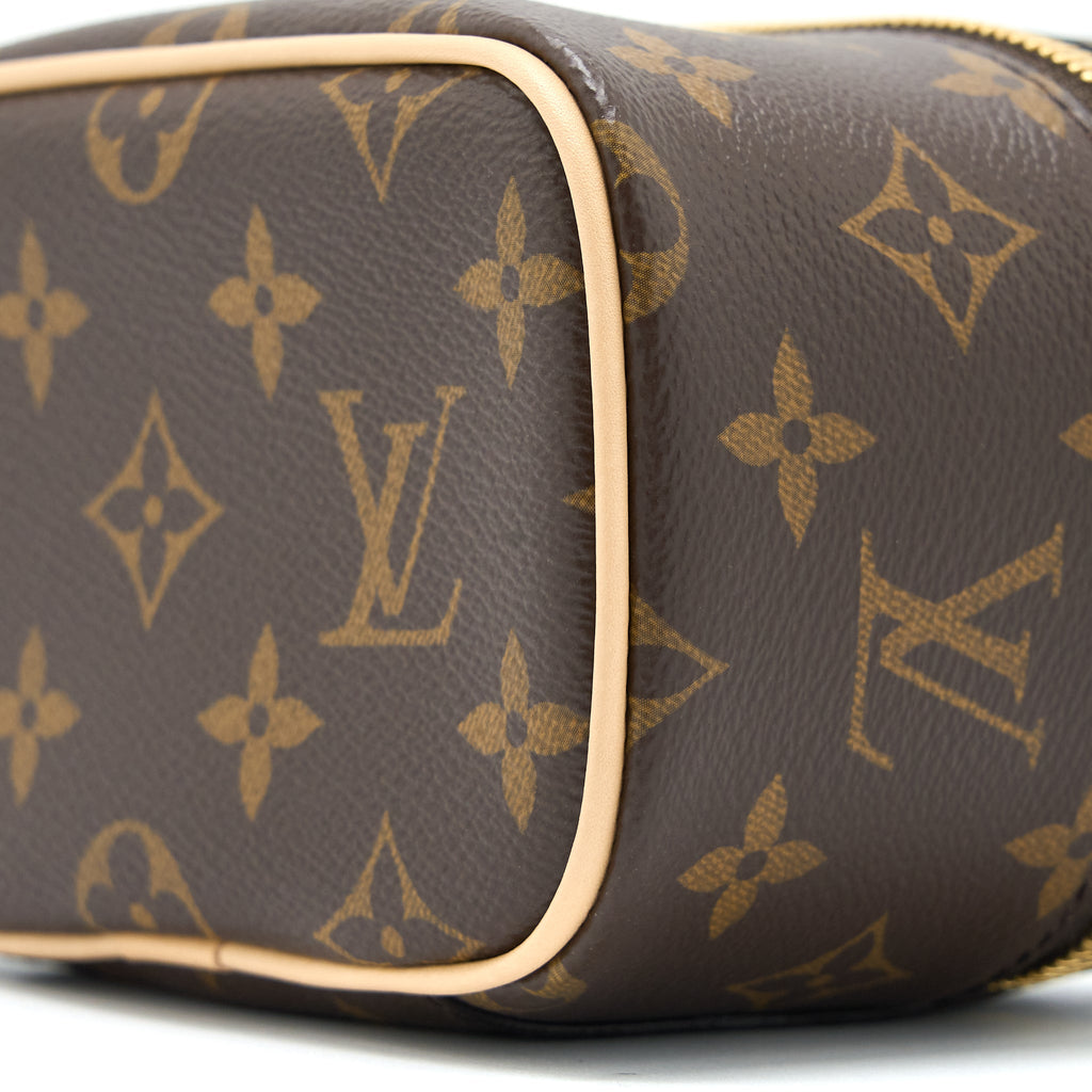 LOUIS VUITTON NICE NANO MONOGRAM CANVAS GHW