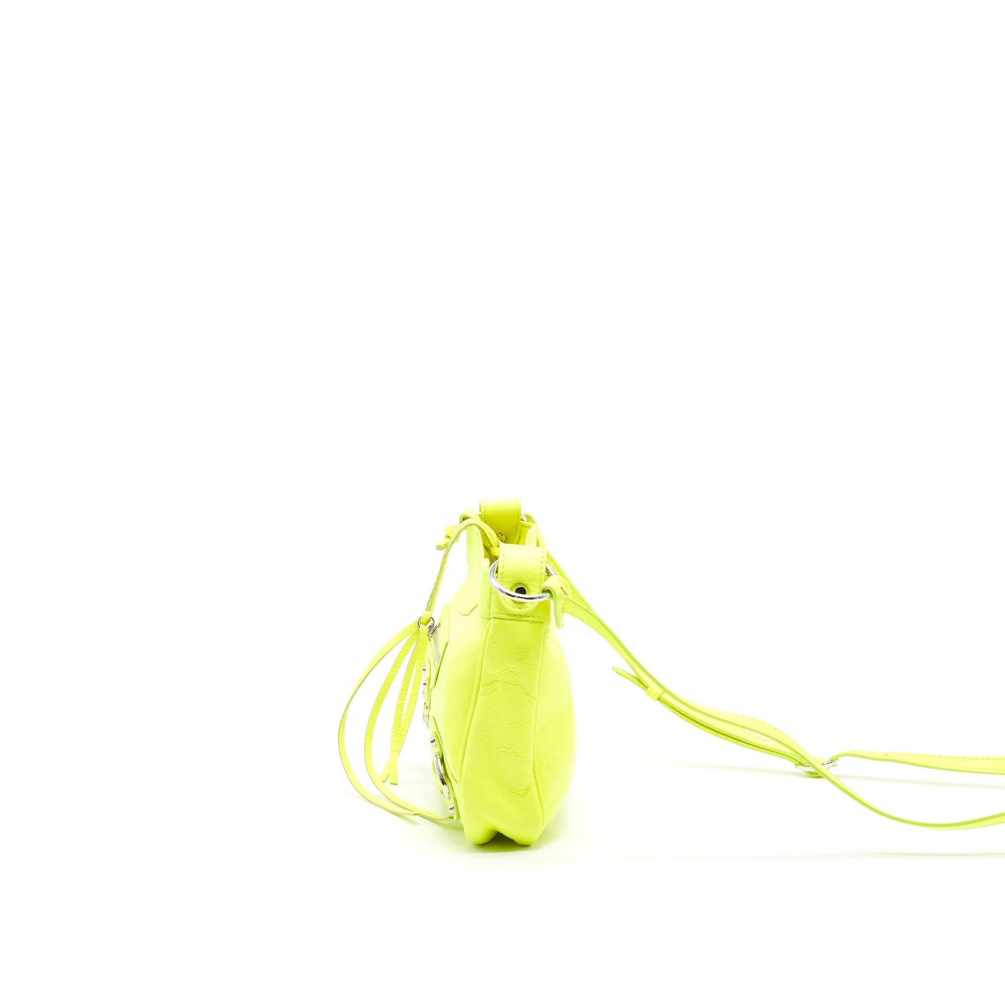 BALENCIAGA GIANT HIP BAG IN HOT YELLOW