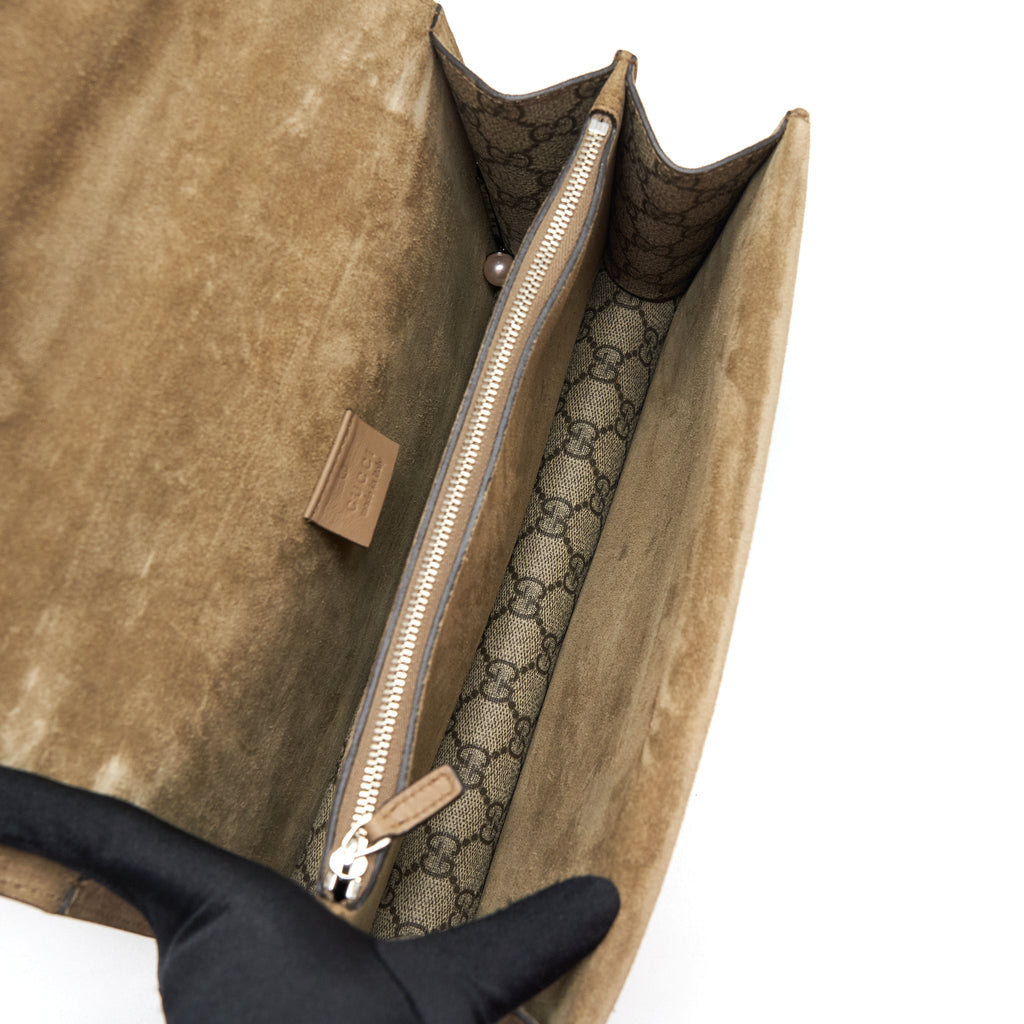GUCCI DIONYSUS GG SHOULDER BAG GG SUPREME / BEIGE SHW
