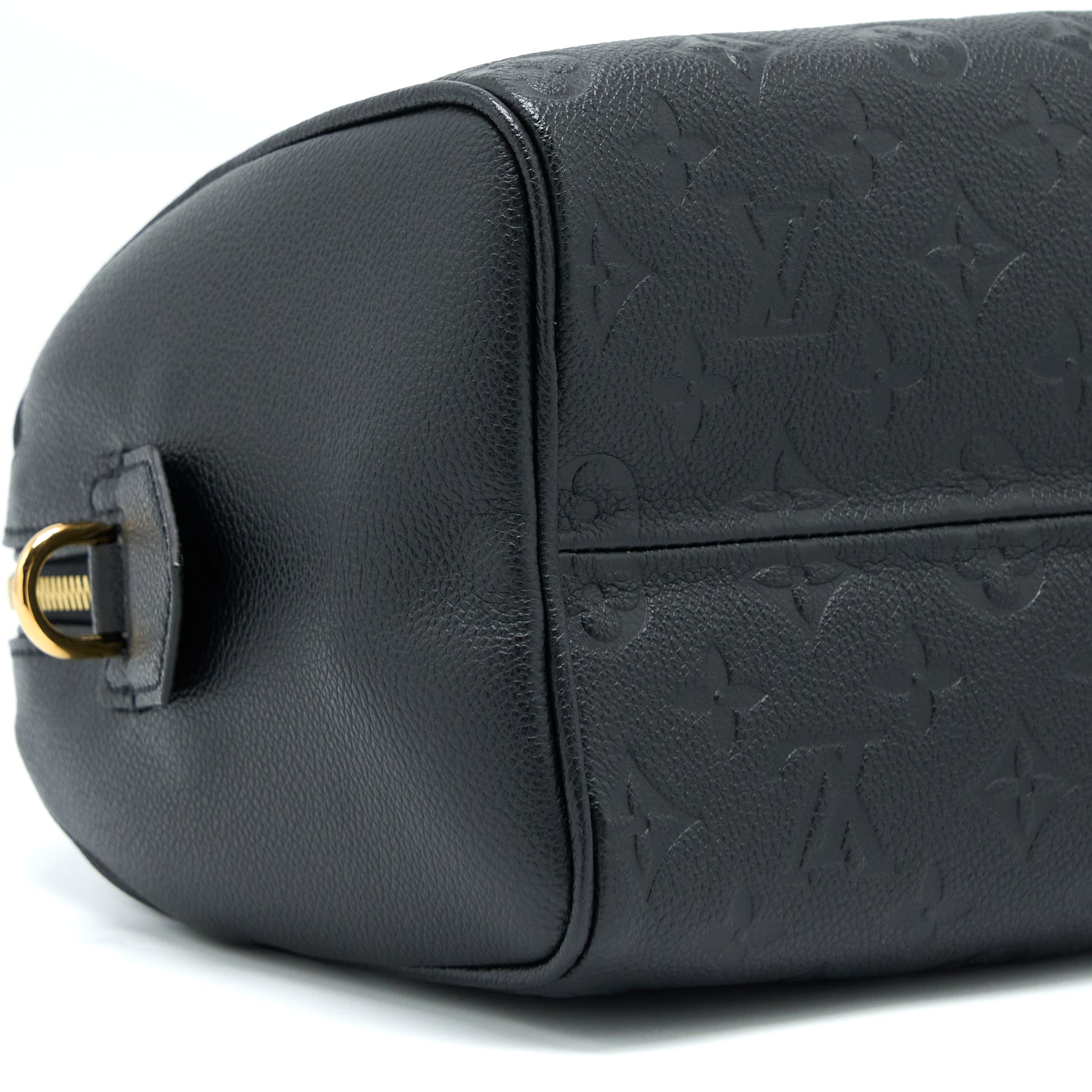 LOUIS VUITTON SPEEDY 25 BANDOULIERE MONOGRAM EMPREINTE BLACK GHW