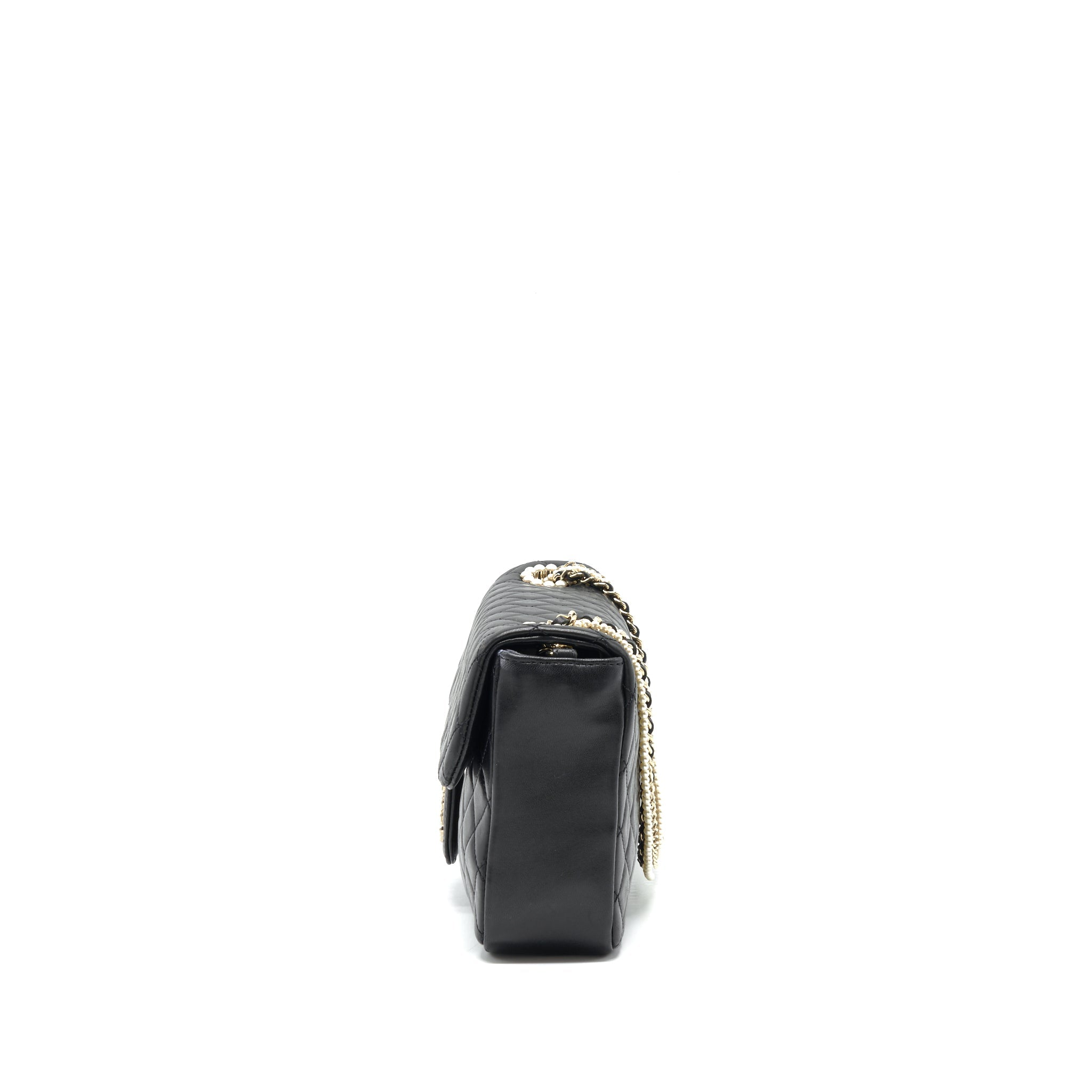 CHANEL WESTMINSTER SHOULDER BAG LAMBSKIN BLACK LGHW
