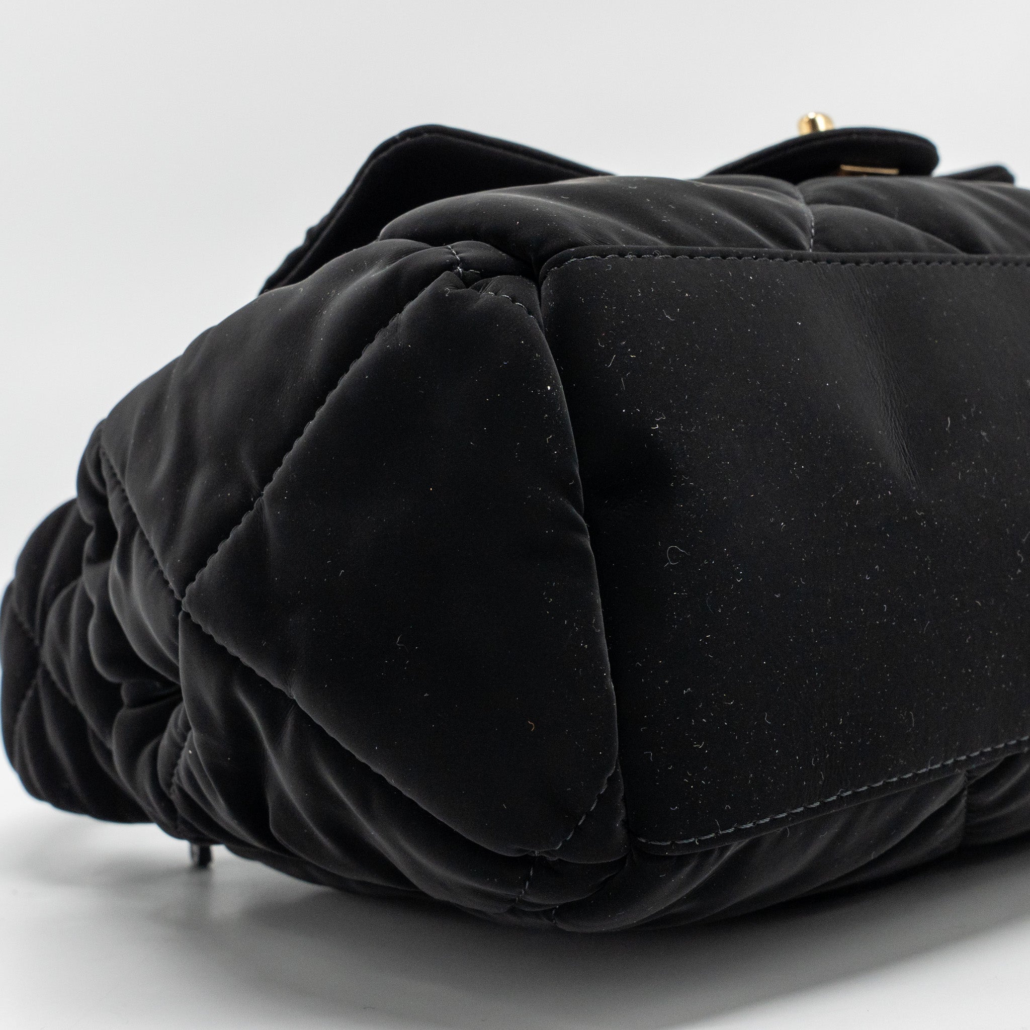 CHANEL 24N SKI SERIES COCONEIGE SHOULDER BAG NYLON BLACK GHW(MICROCHIP)