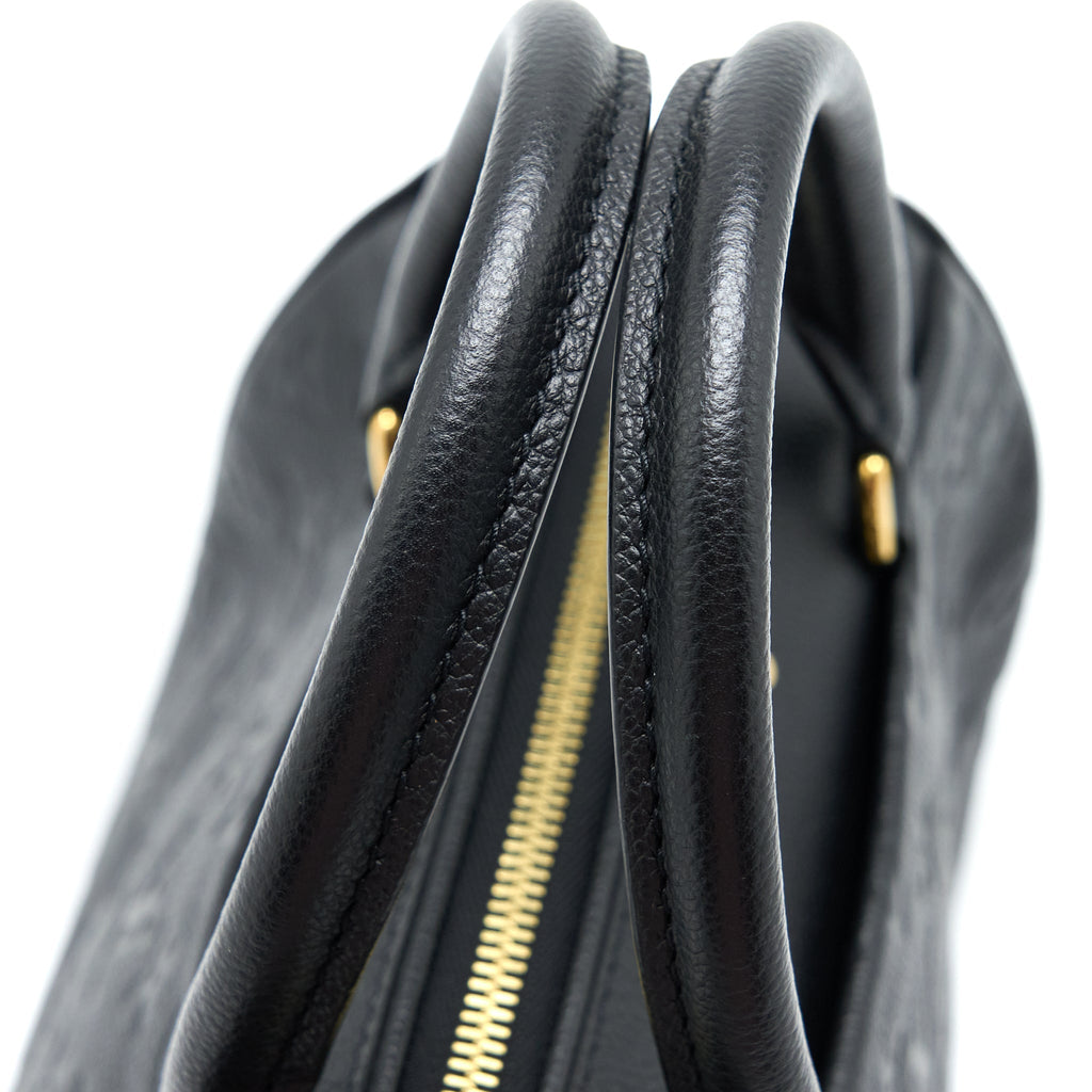 LOUIS VUITTON SPEEDY 25 BANDOULIERE MONOGRAM EMPREINTE BLACK GHW