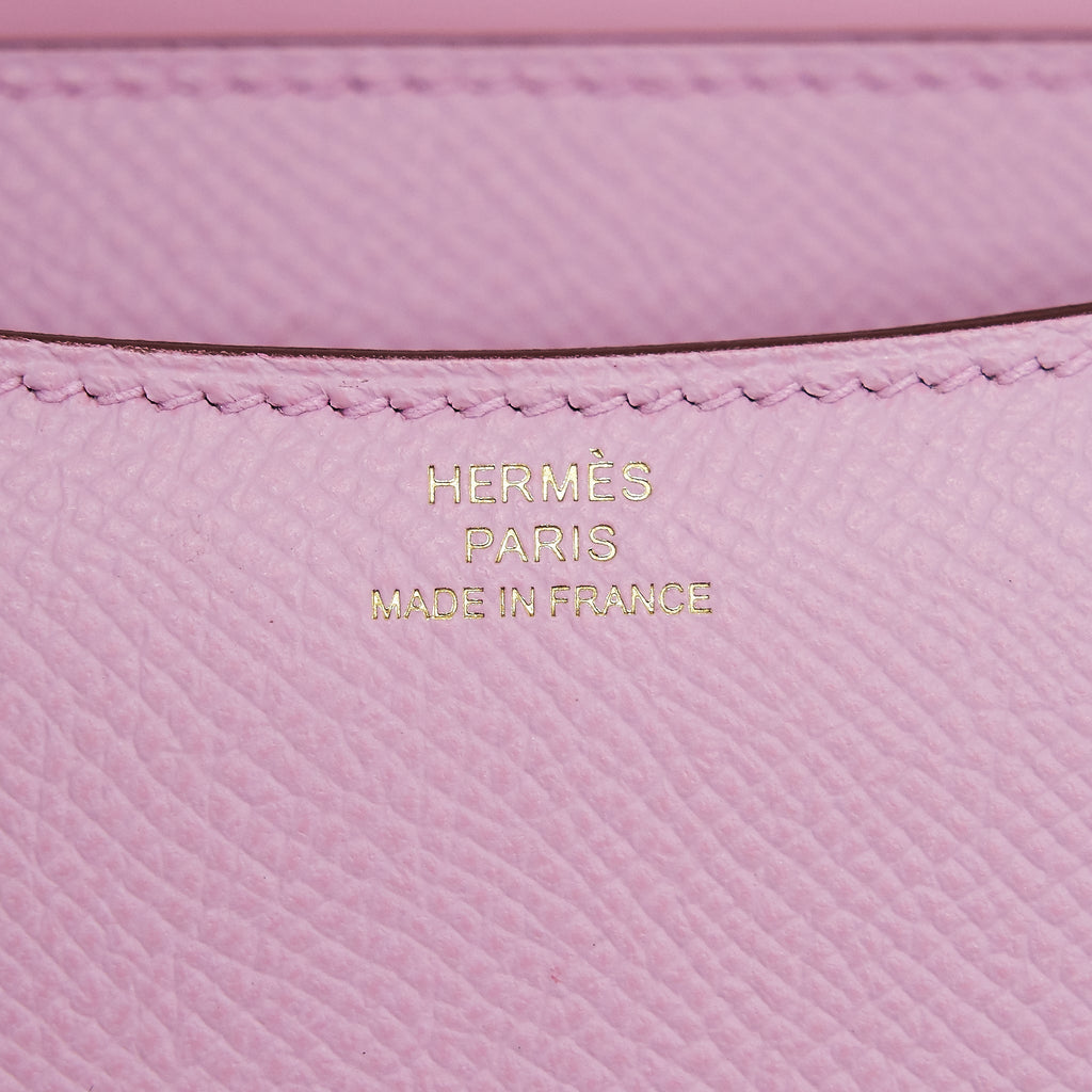 HERMES MINI CONSTANCE EPSOM X9 MAUVE SYLVESTRE RGHW