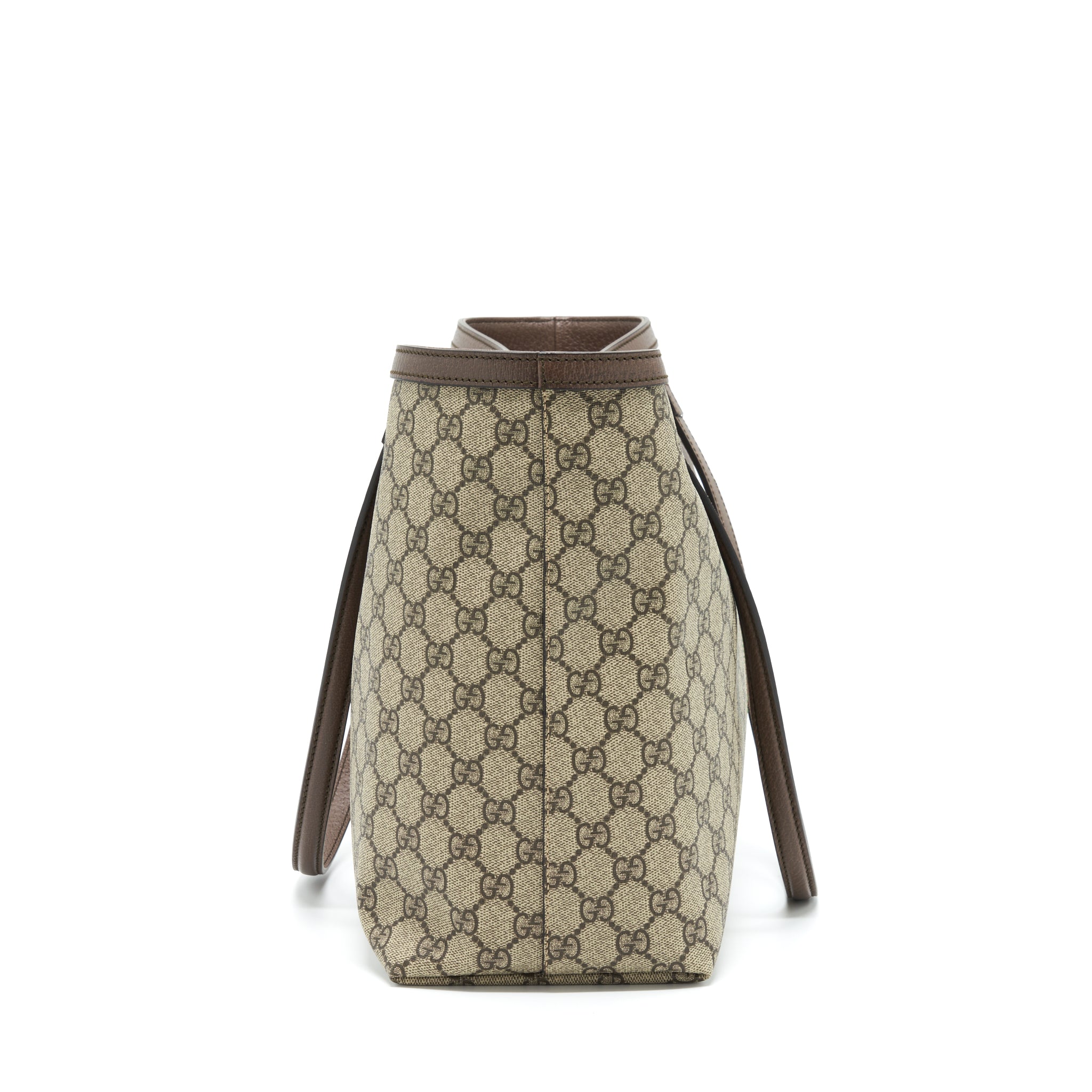 GUCCI SHOPPING TOTE BAG GG SUPREME CANVAS GHW