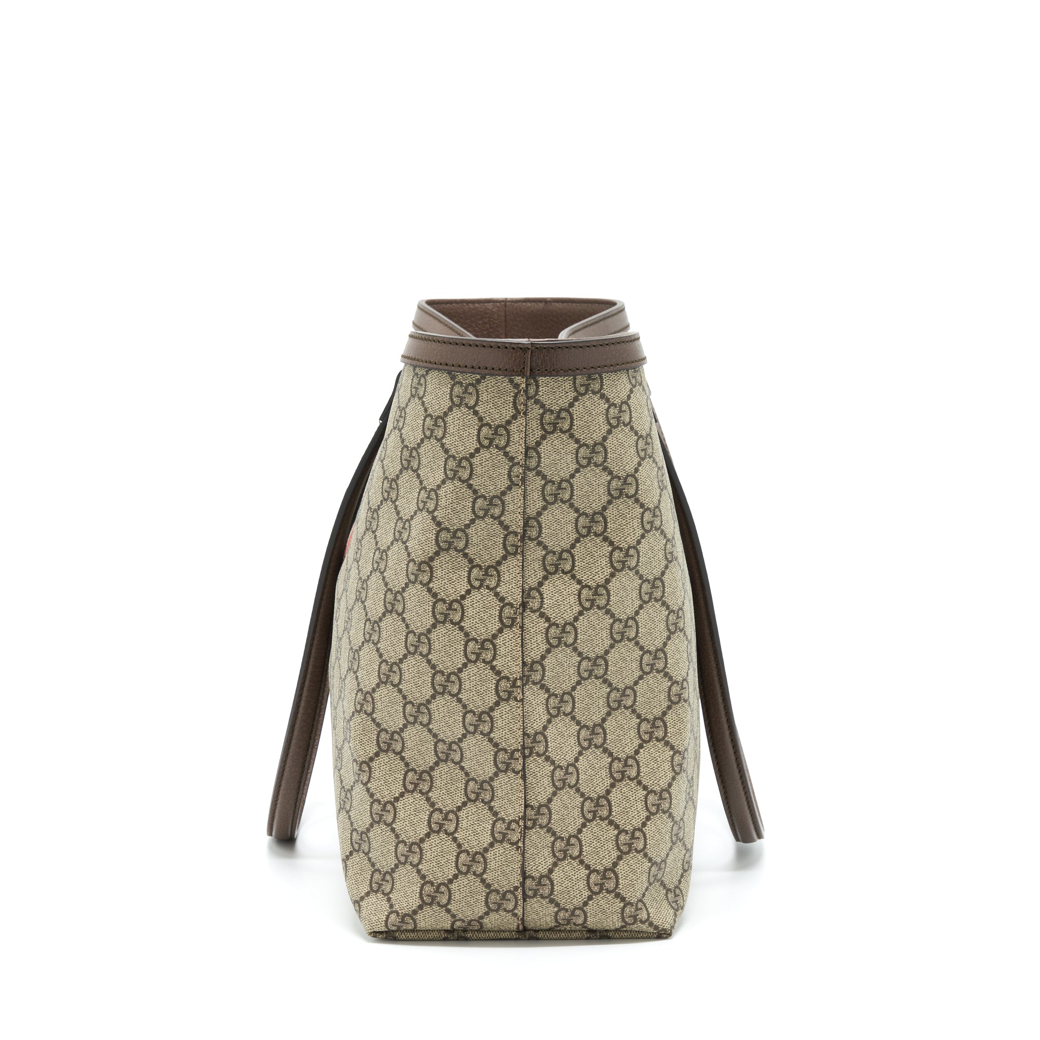 GUCCI SHOPPING TOTE BAG GG SUPREME CANVAS GHW