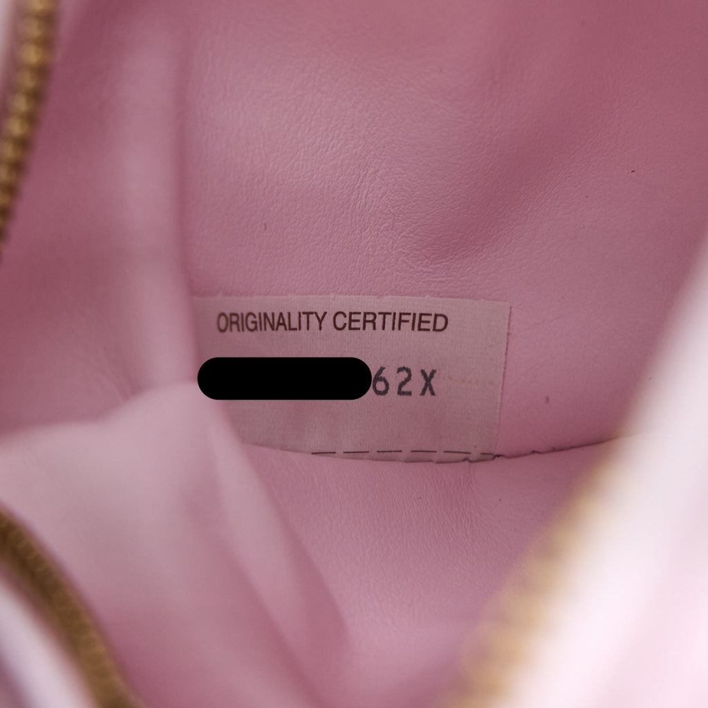 BOTTEGA VENETA MINI JODIE LAMBSKIN PALE PINK GHW