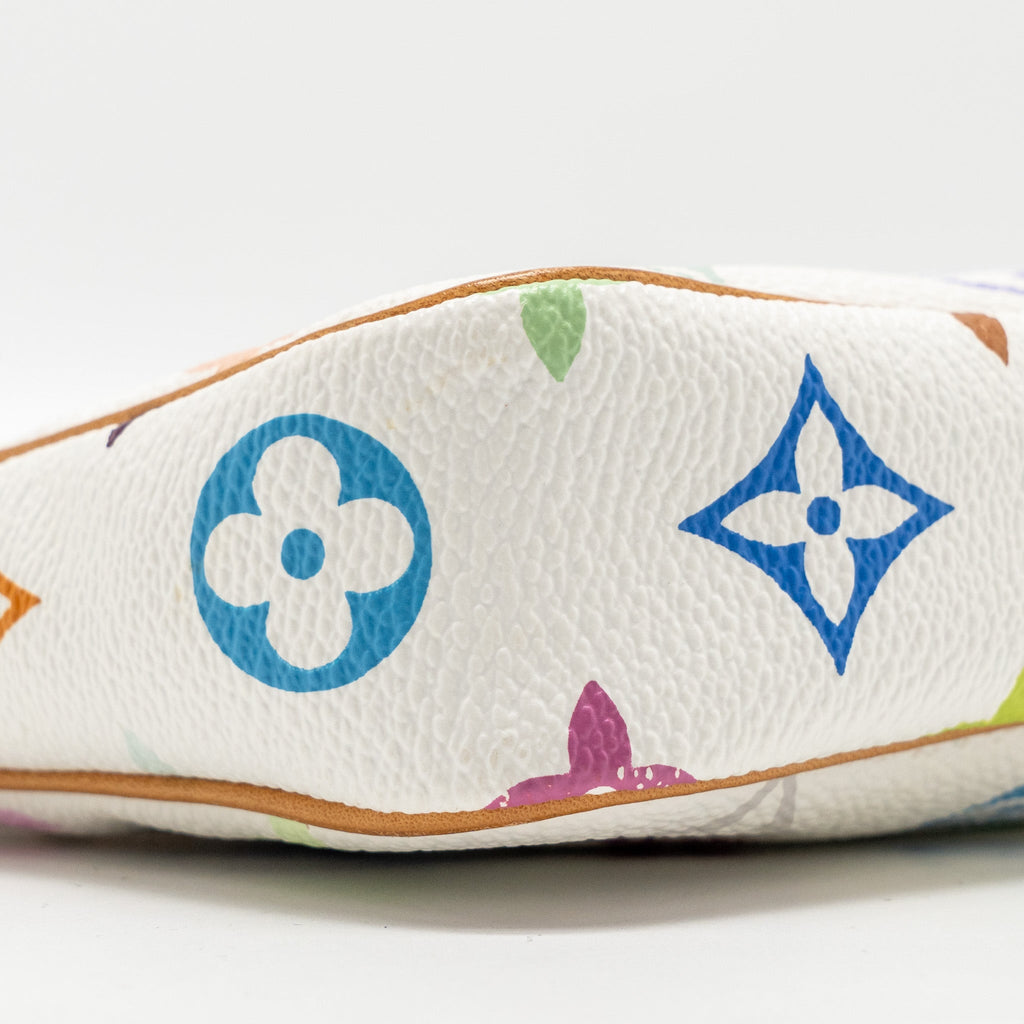 LOUIS VUITTON TAKASHI MURAKAMI POCHETTE ACCESSORIES MONOGRAM WHITE/MULTICOLOUR GHW