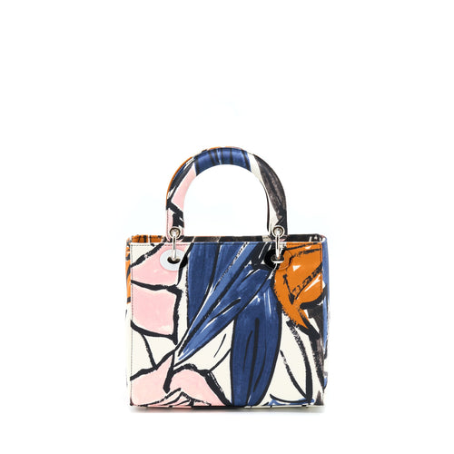 DIOR MEDIUM LADY DIOR GRAPHIC MULTICOLOUR SHW