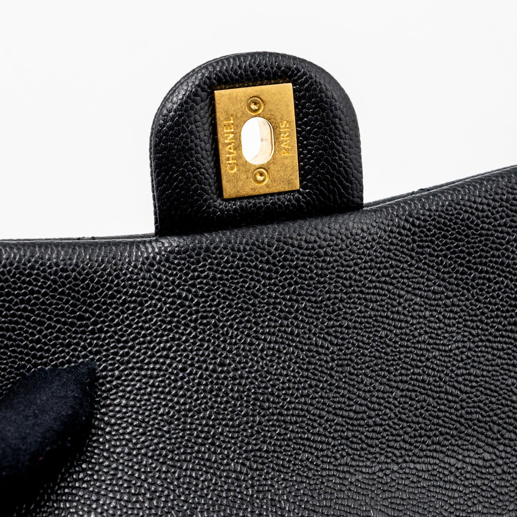 CHANEL 23P MINI COCO LOVE FLAP BAG CAVIAR BLACK GHW(MICROCHIP)