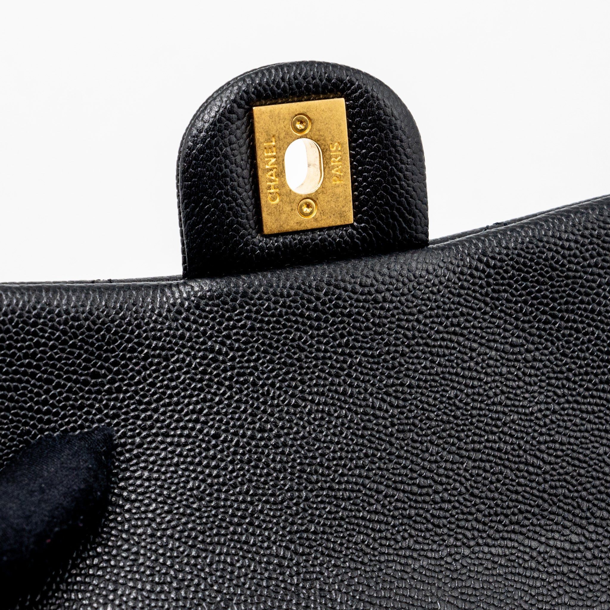 CHANEL 23P MINI COCO LOVE FLAP BAG CAVIAR BLACK GHW(MICROCHIP)