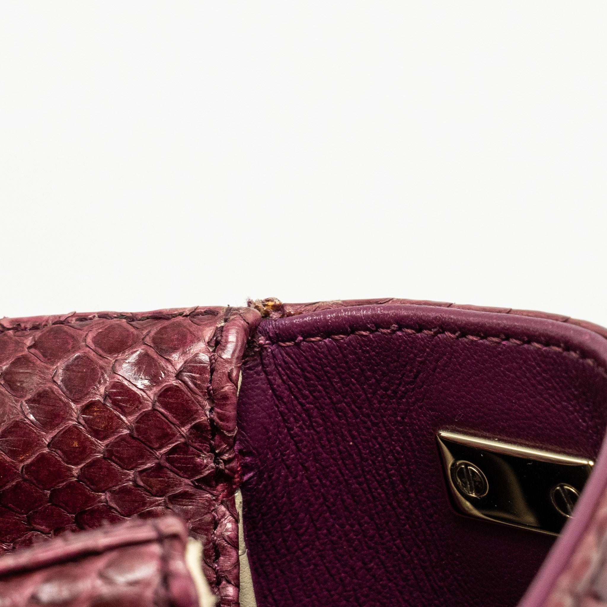 DIOR MISS DIOR MEDIUM FLAP BAG PYTHON MULTICOLOUR GHW