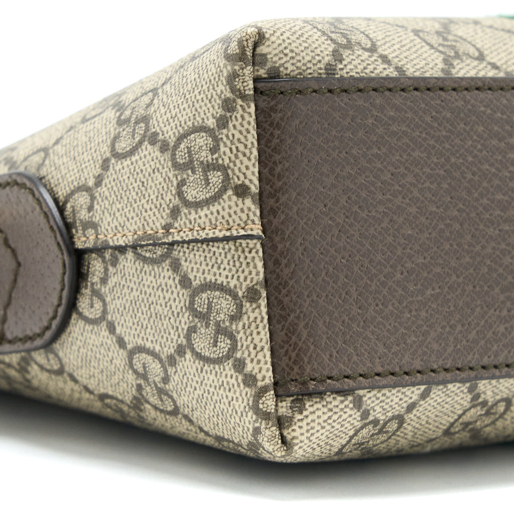 GUCCI OPHIDIA GG SHOULDER BAG GG SUPREME CANVAS GHW