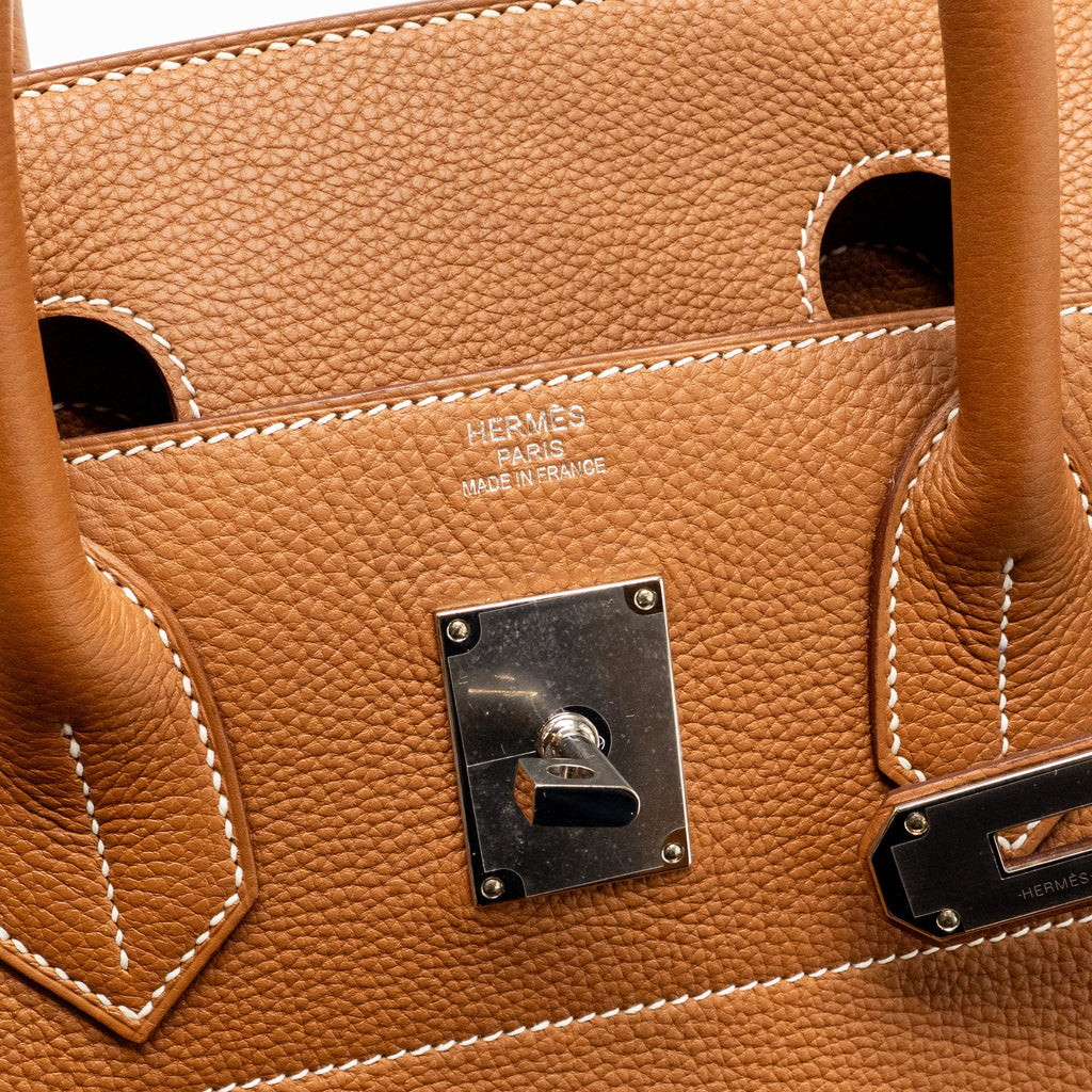 HERMES HAC BIRKIN 40 TOGO GOLD SHW