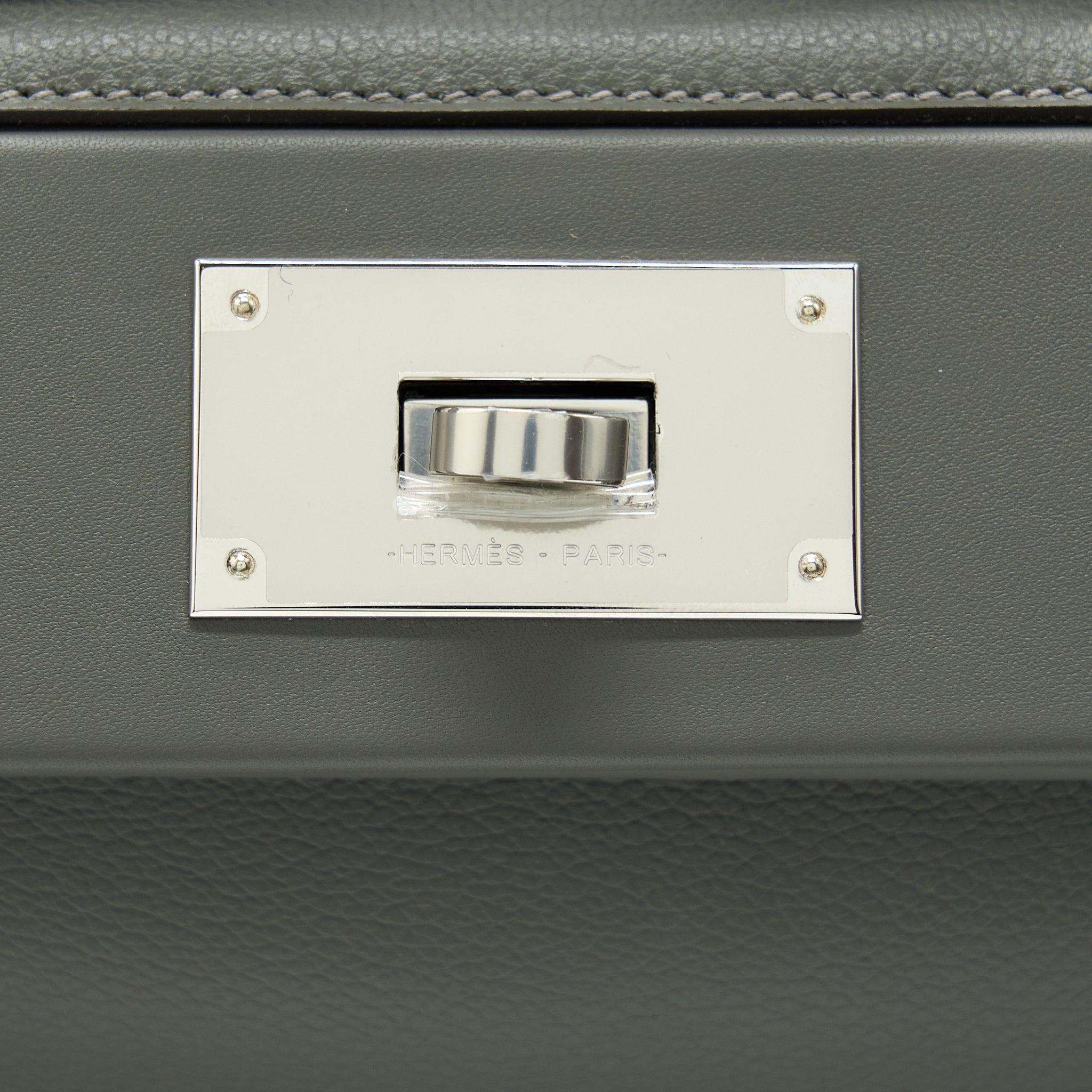 HERMES MINI 24/24 2424 - 21 EVERCOLOR / SWIFT GRIS MEYER SHW