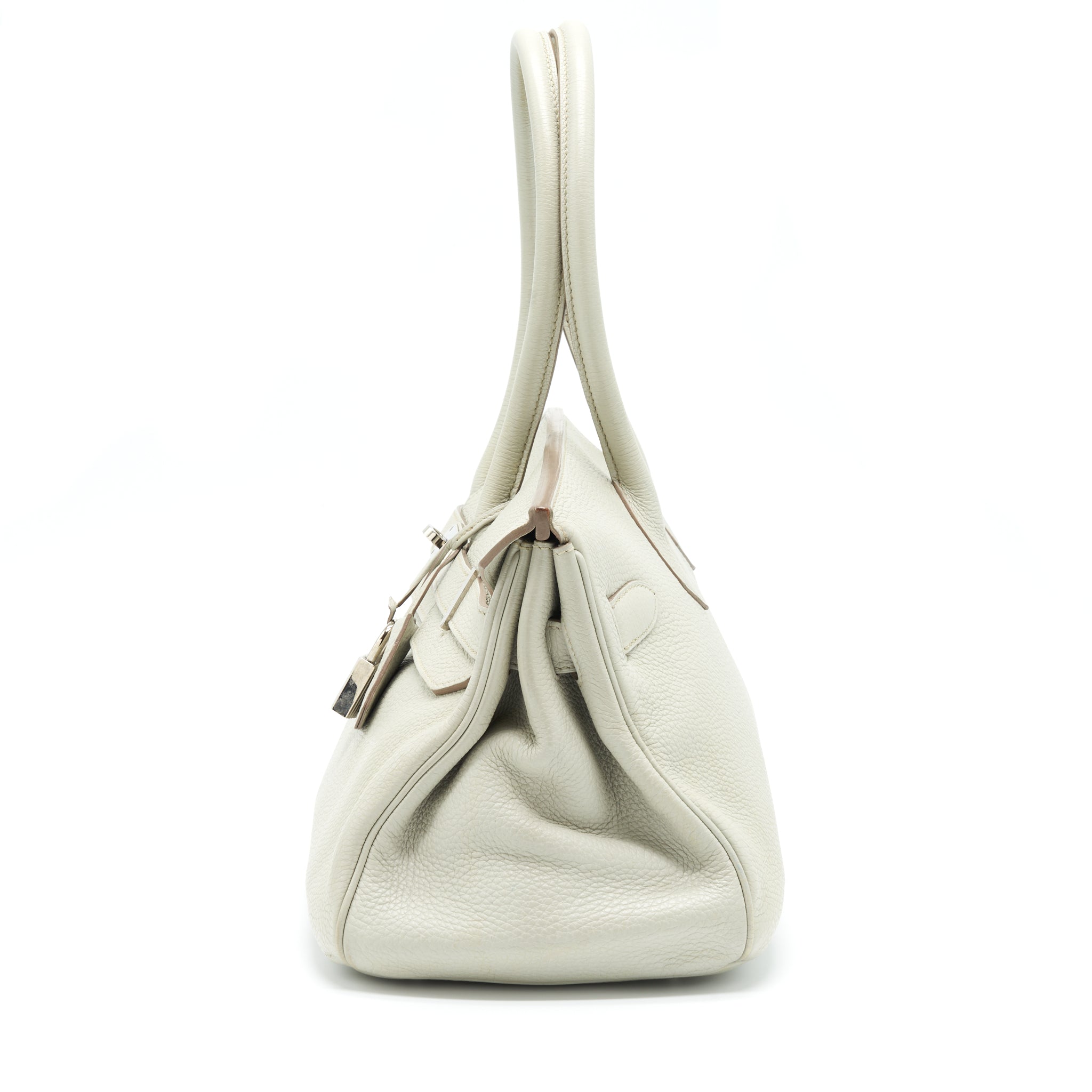 HERMES BIRKIN SHOULDER BAG TOGO GRIS PEARL SHW