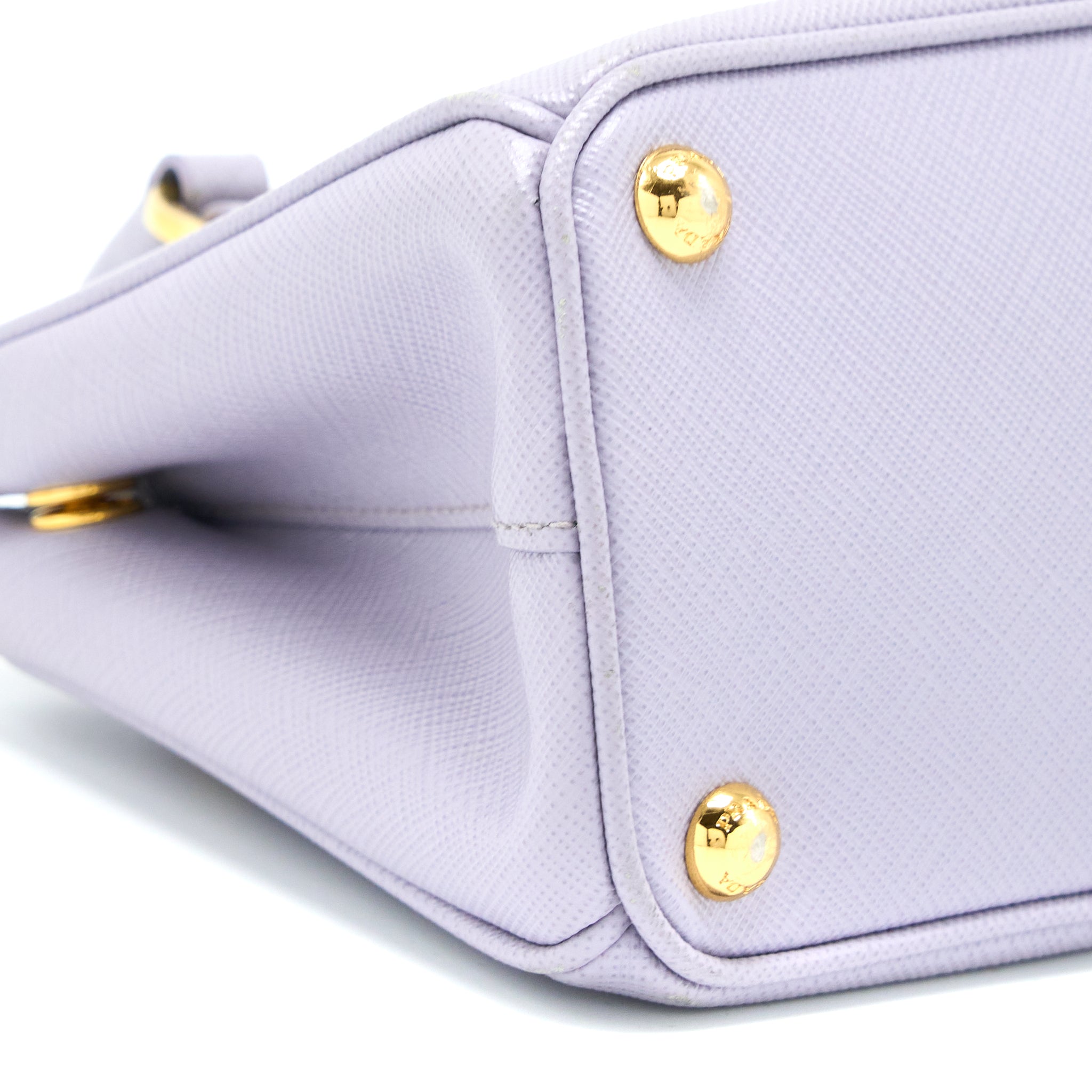 PRADA GALLERIA SAFFIANO MINI BAG LEATHER LIGHT PURPLE GHW