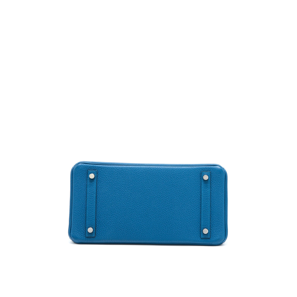 HERMES BIRKIN 30 TOGO S7 BLEU DE GALICE SHW