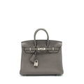 HERMES BIRKIN 25 TOGO 8F GRIS ETAIN SHW