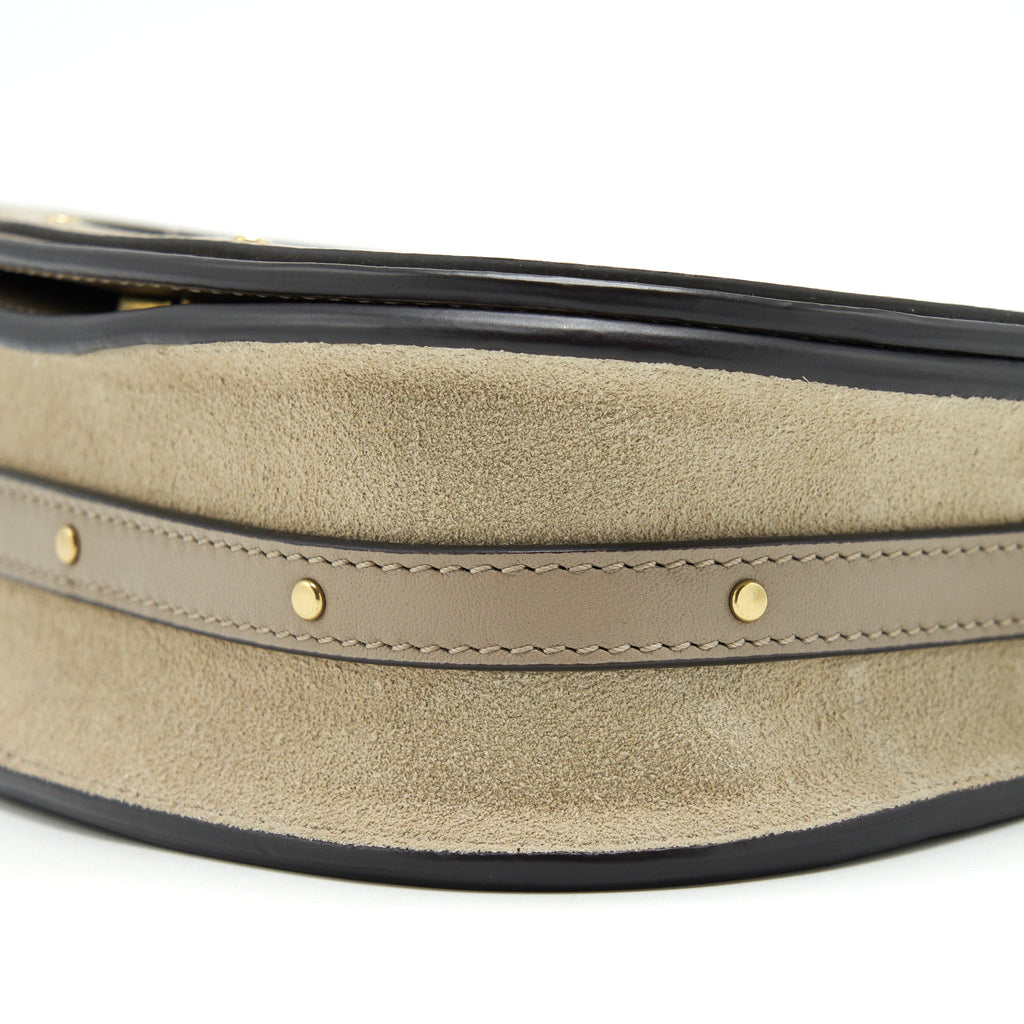 CHLOE NILE BRACELET CROSS BODY BAG GREY