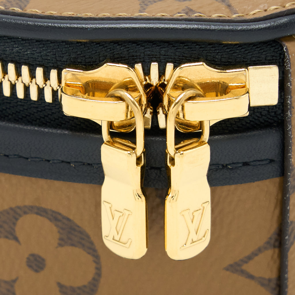 LOUIS VUITTON MINI BOITE CHAPEAU MONOGRAM REVERSE CANVAS BLACK GHW