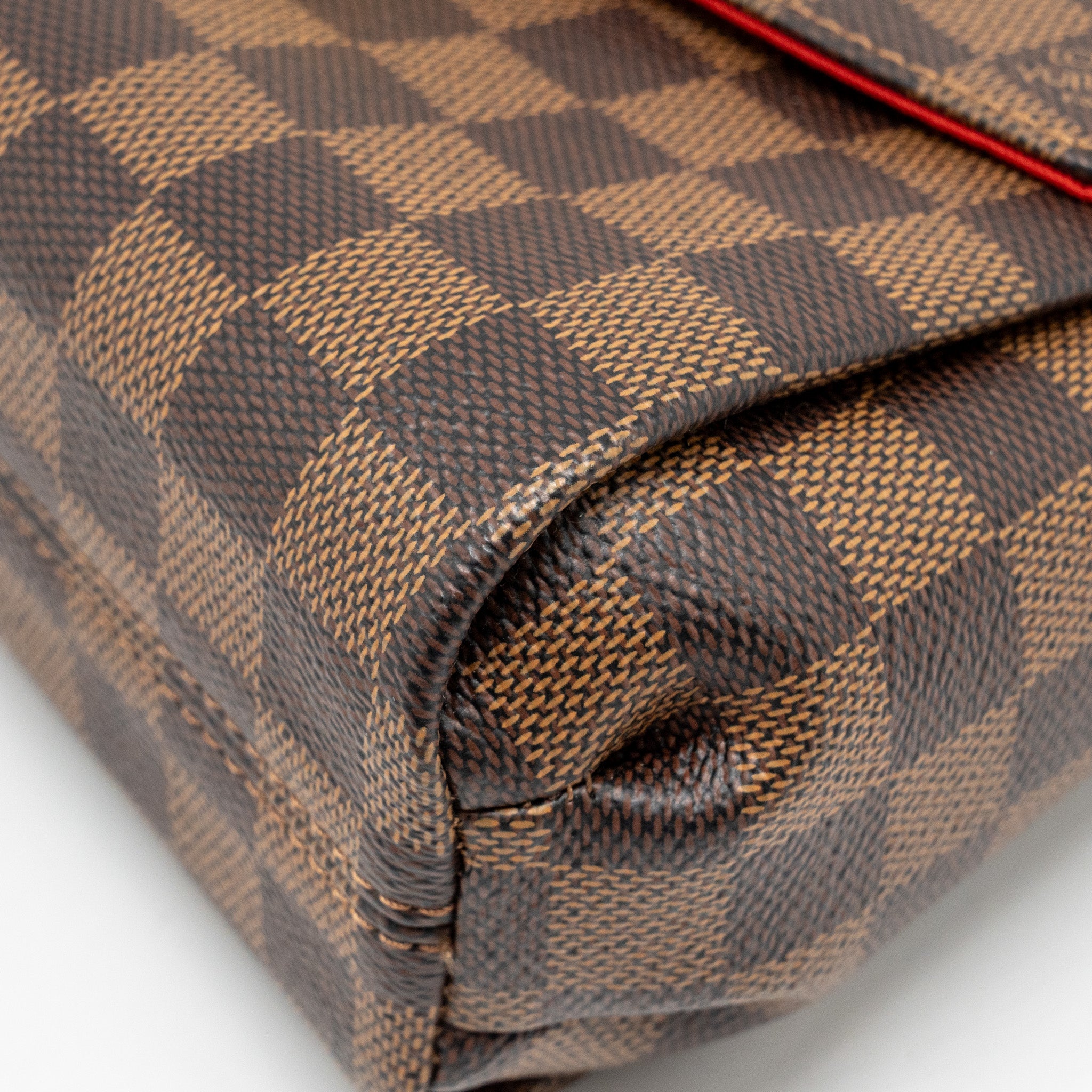 LOUIS VUITTON CROISETTE DAMIER EBENE GHW