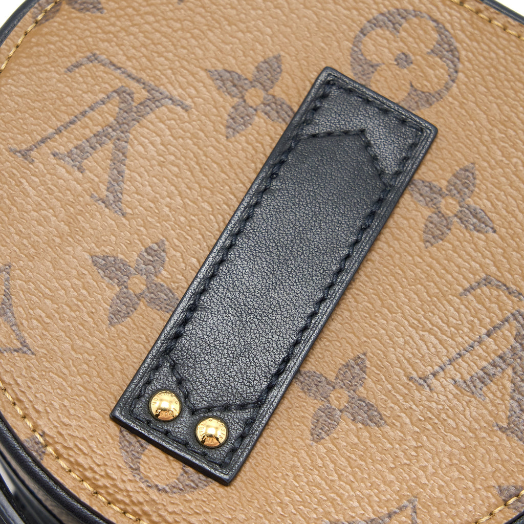 LOUIS VUITTON MINI BOITE CHAPEAU MONOGRAM REVERSE CANVAS BLACK GHW
