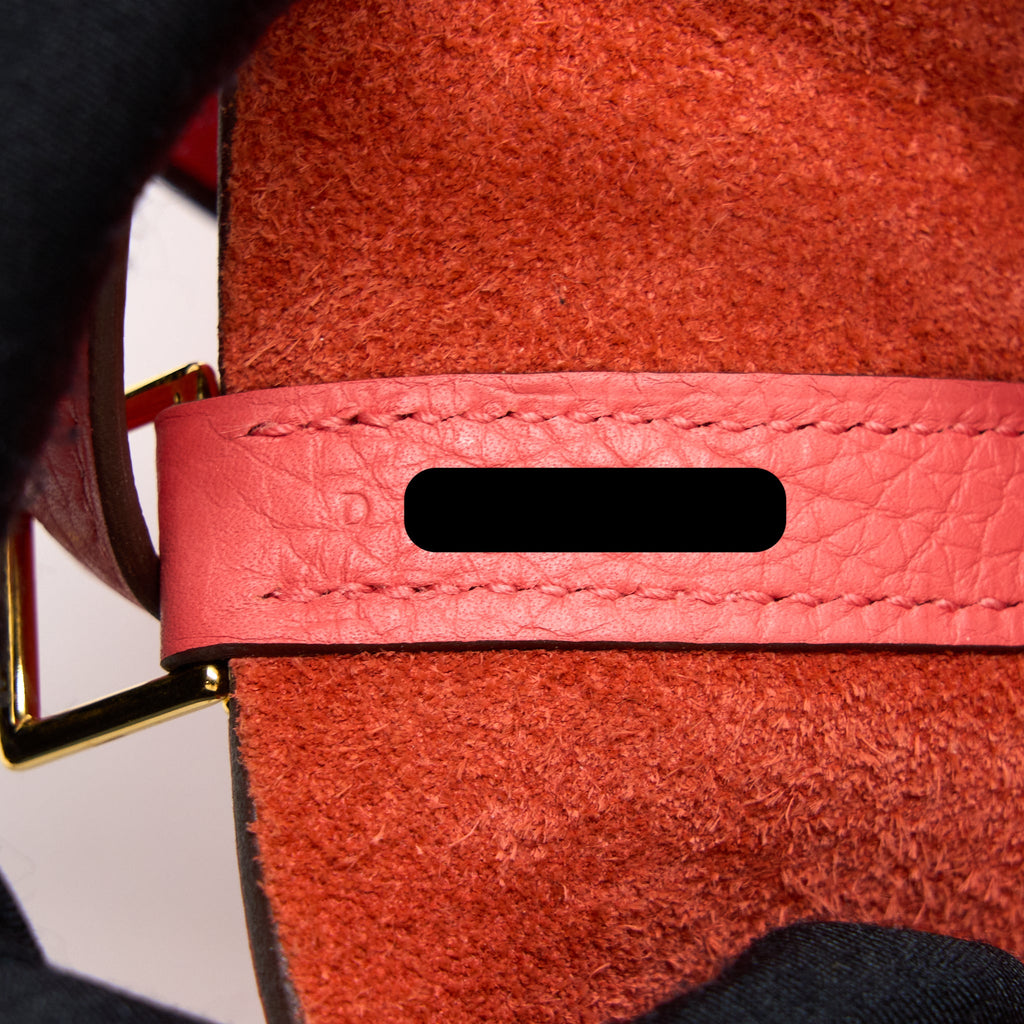 HERMES PICOTIN 18 LOCK BAG CLEMENCE ROSE JAIPUR GHW