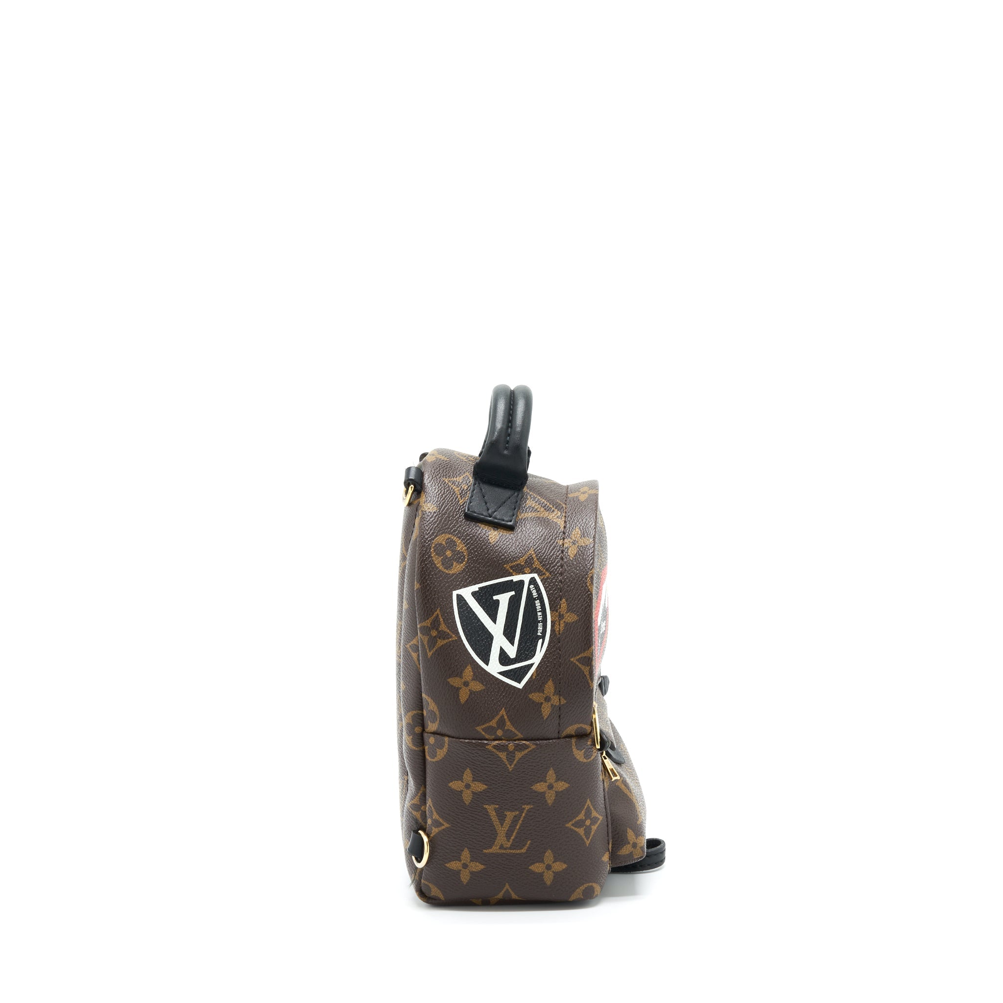 LOUIS VUITTON MINI PALM BACKPACK SPRING LIMITED EDITION MONOGRAM CANVAS GHW