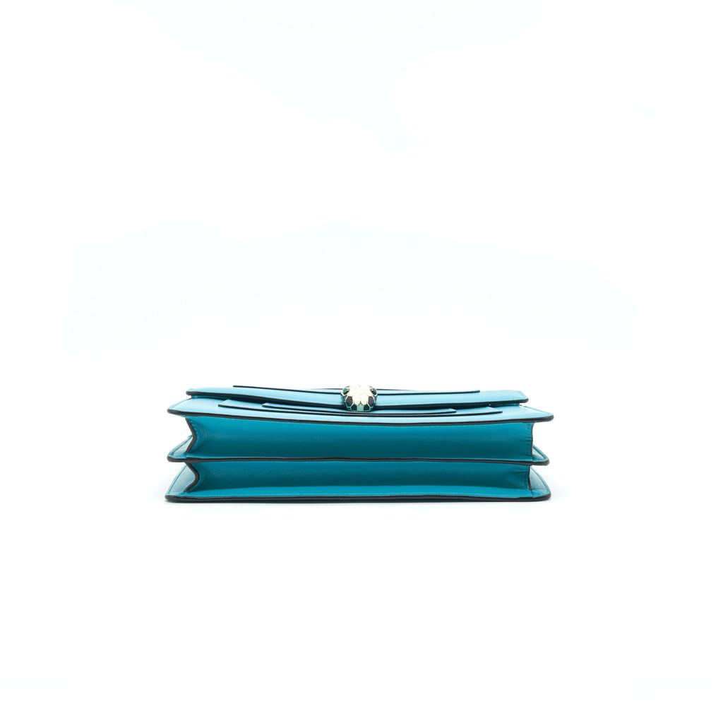 BVLGARI SERPENTI SHOULDER BAG AQUARELLE TOURQUOISE LGHW