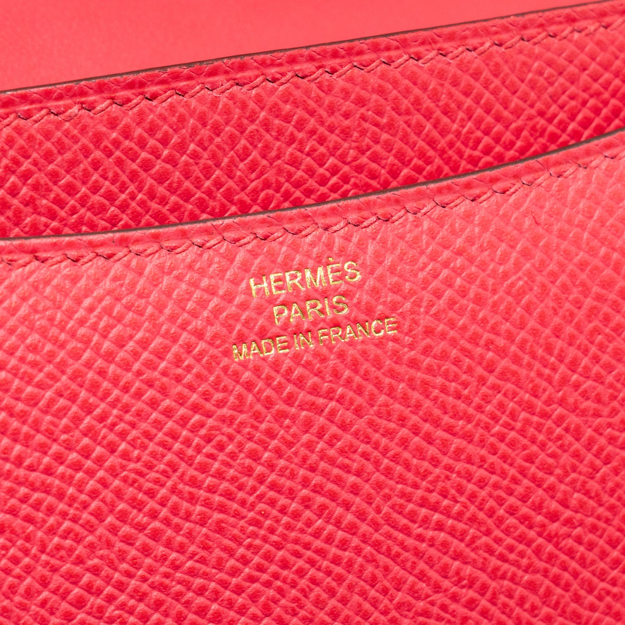 HERMES MINI CONSTANCE EPSOM ROSE EXTREME GHW