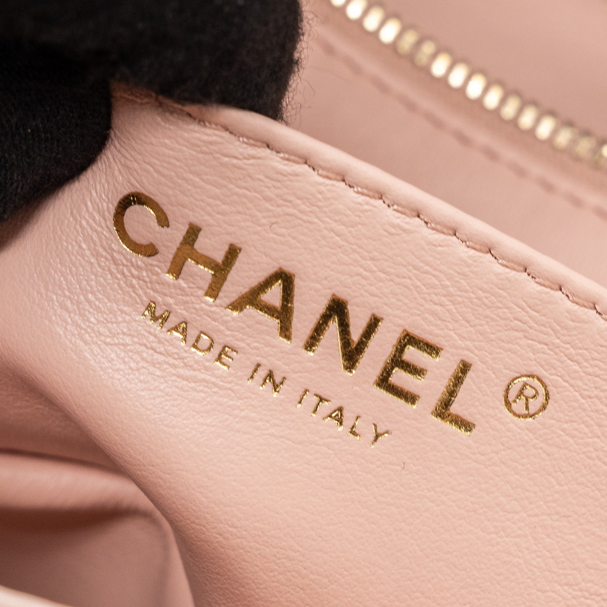 CHANEL 23K PEARL CRUSH MINI RECTANGULAR FLAP BAG LAMBSKIN LIGHT PINK GHW (MICROCHIP)