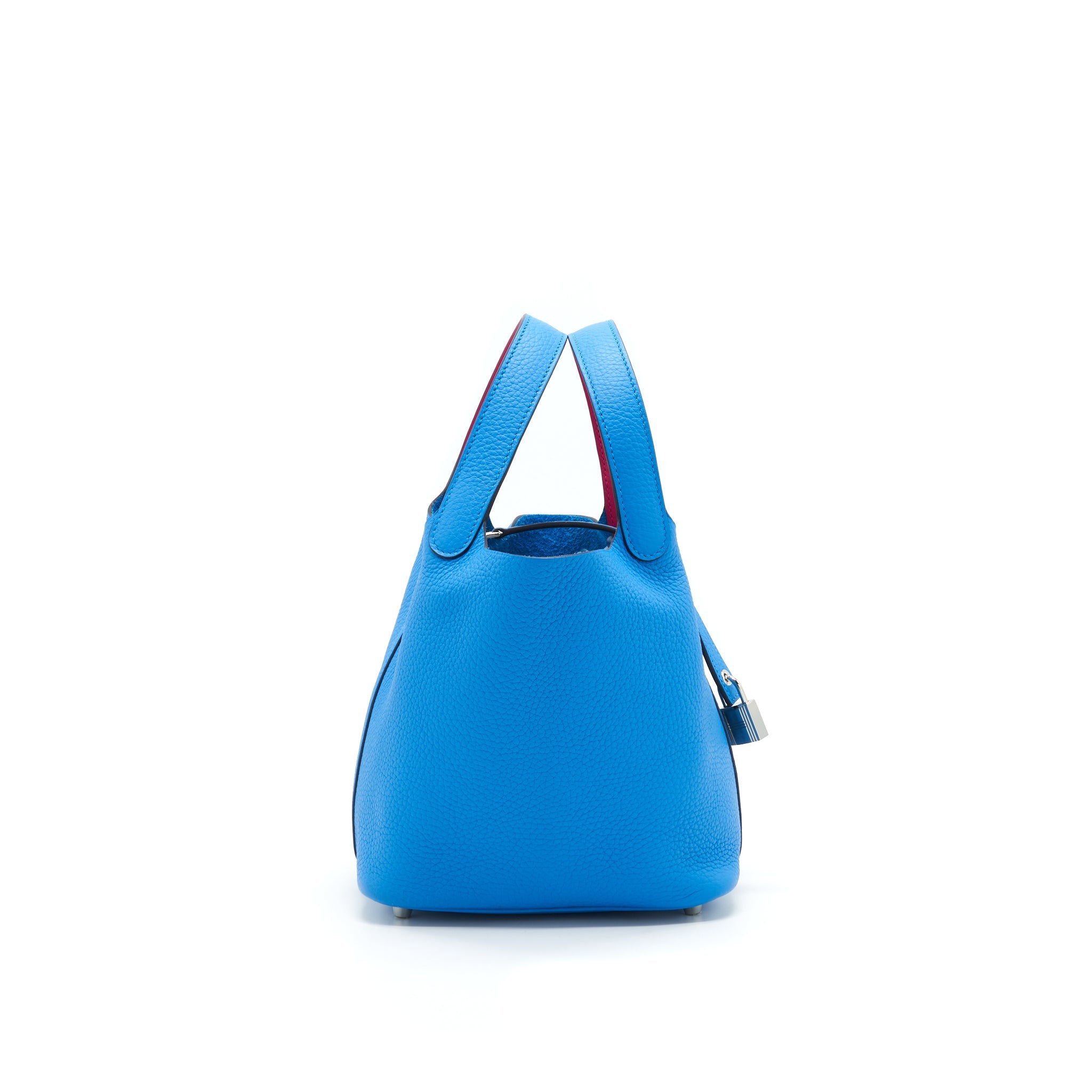 HERMES PICOTIN 18 BLEU FRIDA/ ROSE MEXICO IN SHW