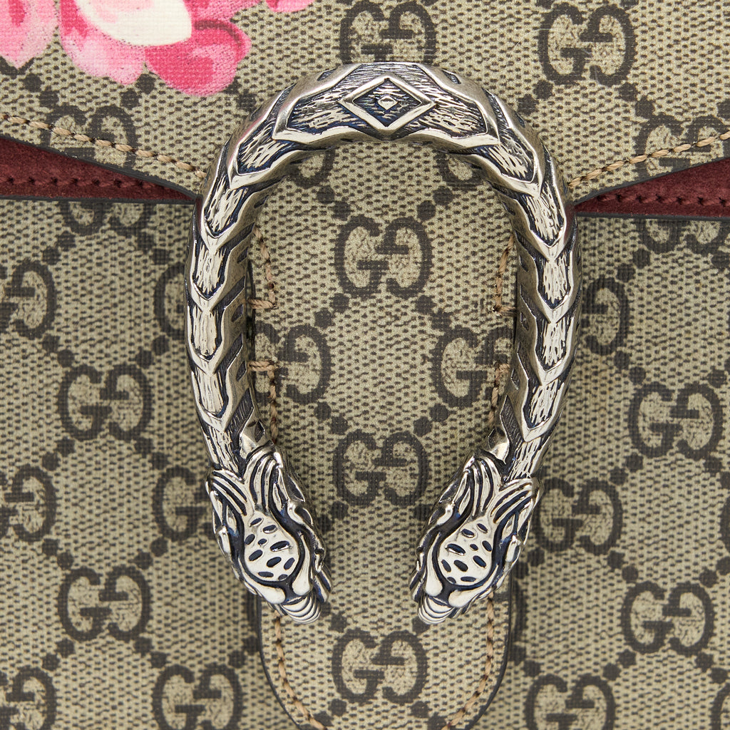 GUCCI DIONYSUS MEDIUM SHOULDER BAG GG BLOSSOM CANVAS SHW