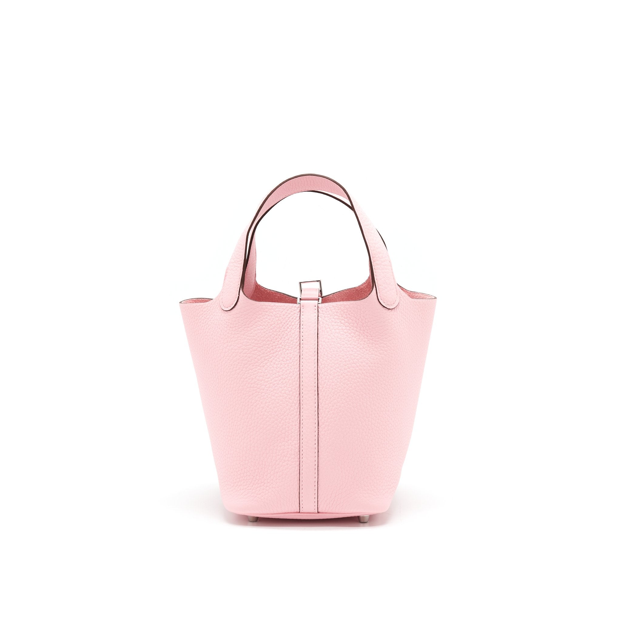 HERMES PICOTIN 18 LOCK BAG ROSE SAKURA SHW