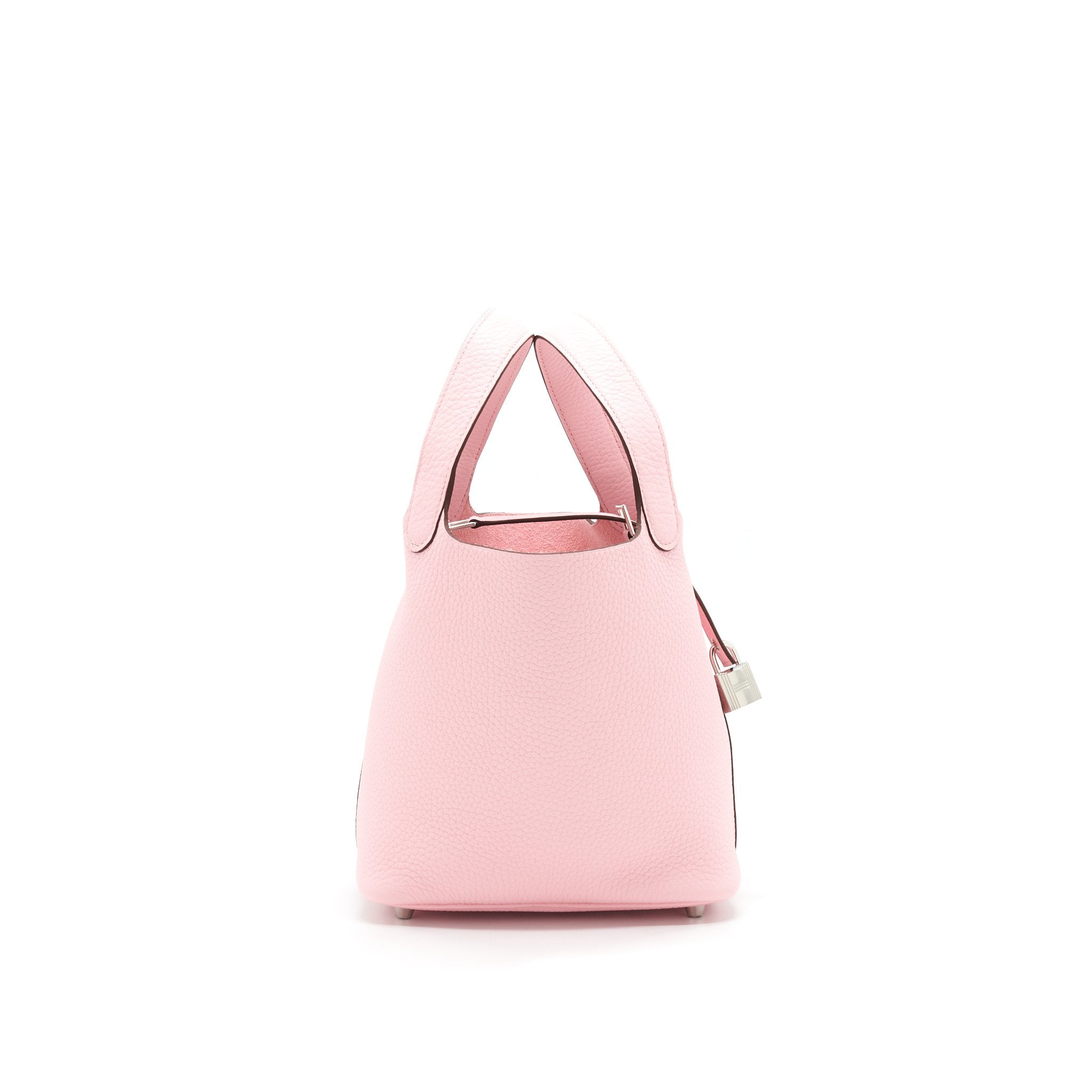 HERMES PICOTIN 18 LOCK BAG ROSE SAKURA SHW
