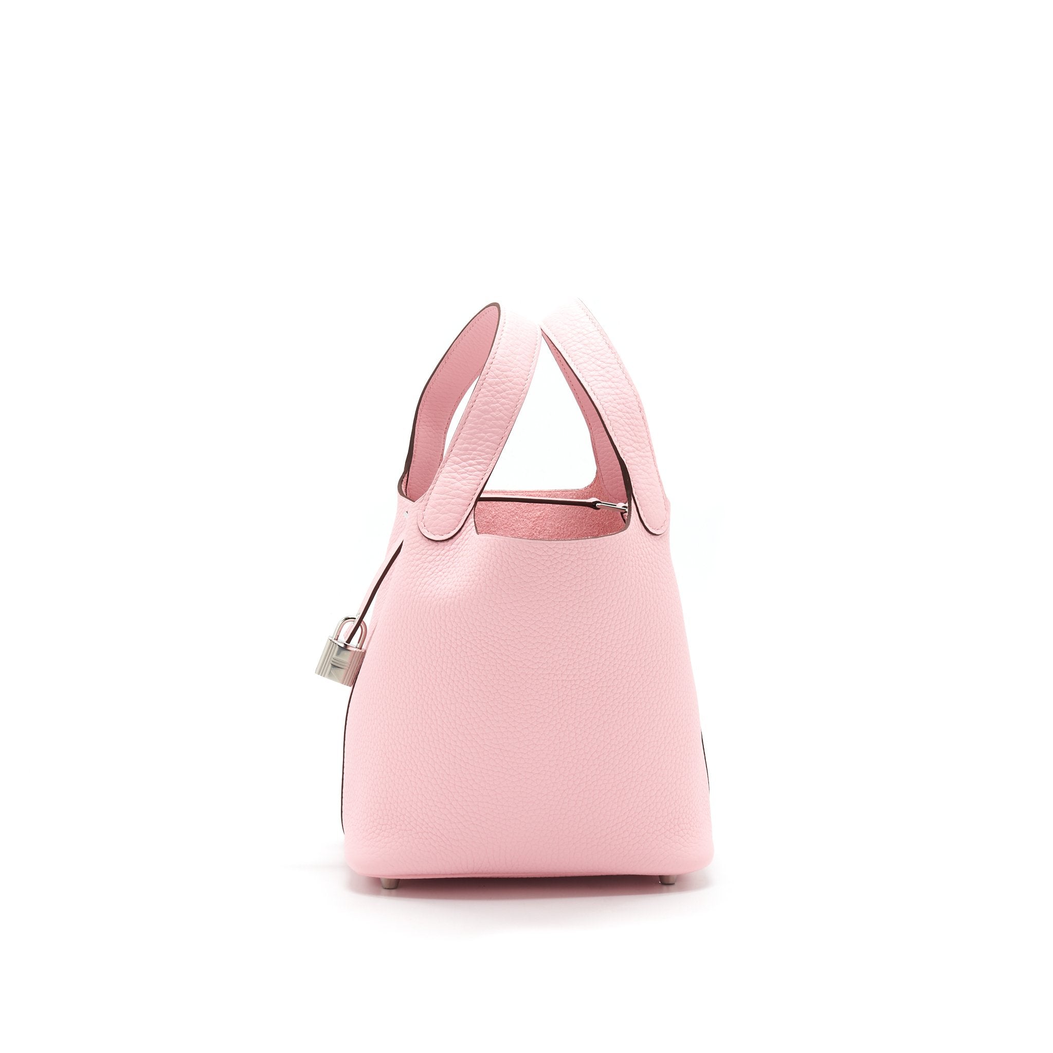 HERMES PICOTIN 18 LOCK BAG ROSE SAKURA SHW