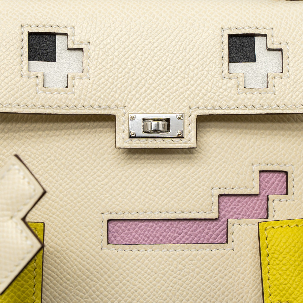 HERMES KELLY DOLE PICTO EPSOM NATA/LIME/MAUVE SYLVESTRE/CHAI SHW