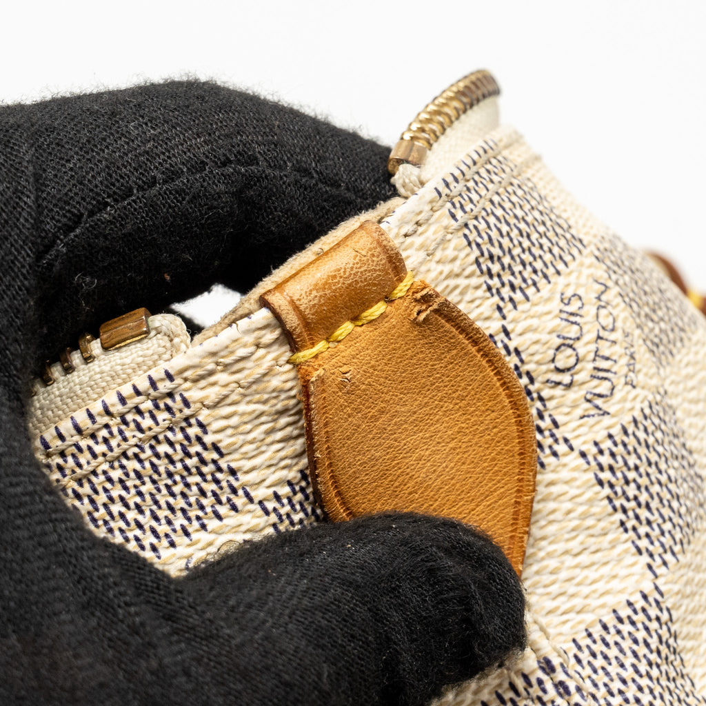 LOUIS VUITTON SALEYA MM DAMIER AZUR CANVAS GHW