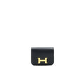 HERMES CONSTANCE SLIM WALLET EPSOM NOIR GHW
