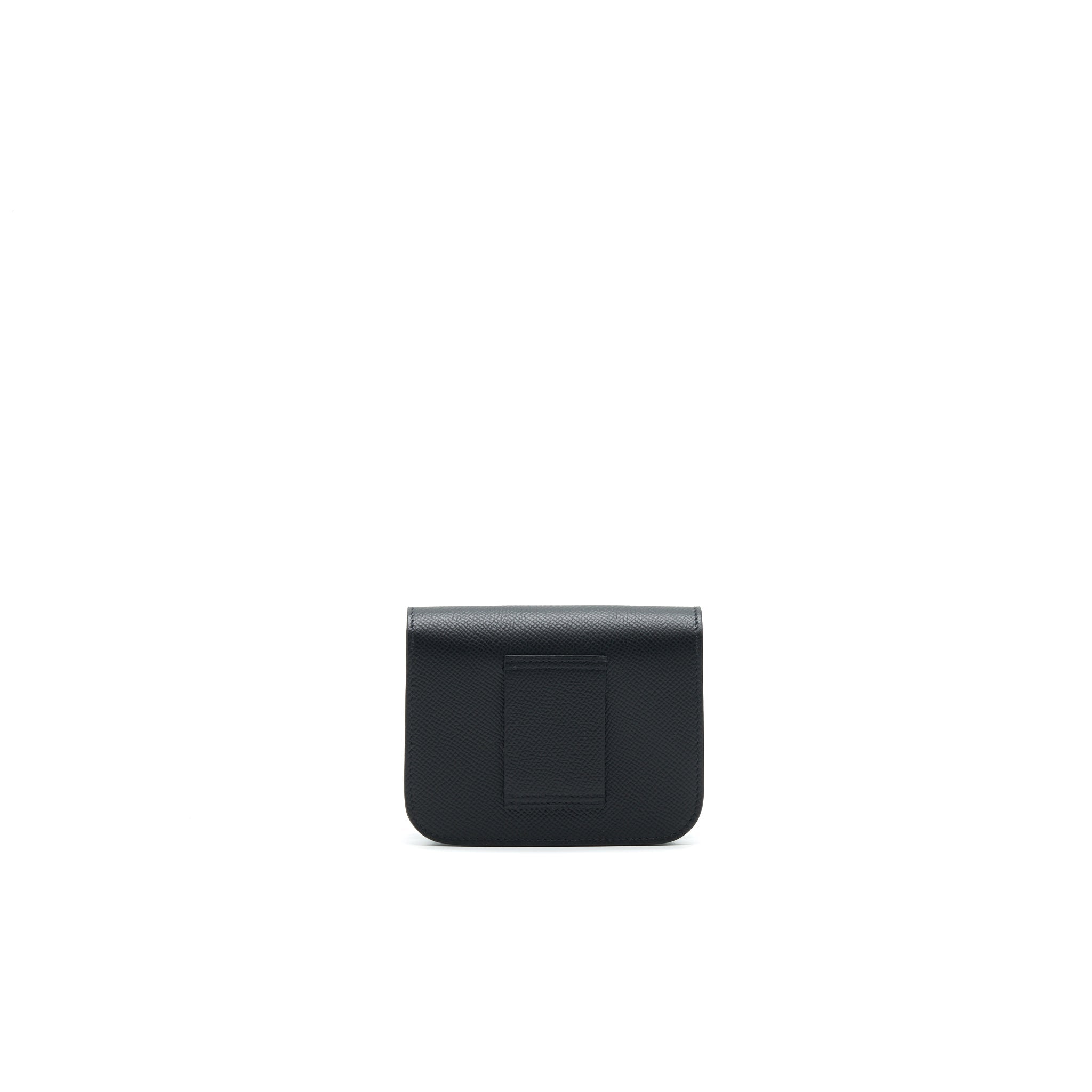 HERMES CONSTANCE SLIM WALLET EPSOM NOIR GHW
