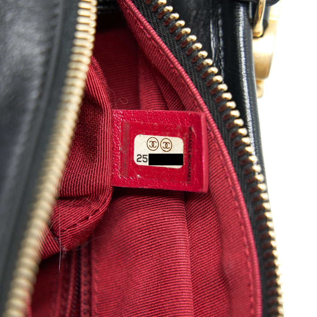 CHANEL GABRIELLE SMALL HOBO BAG BLACK