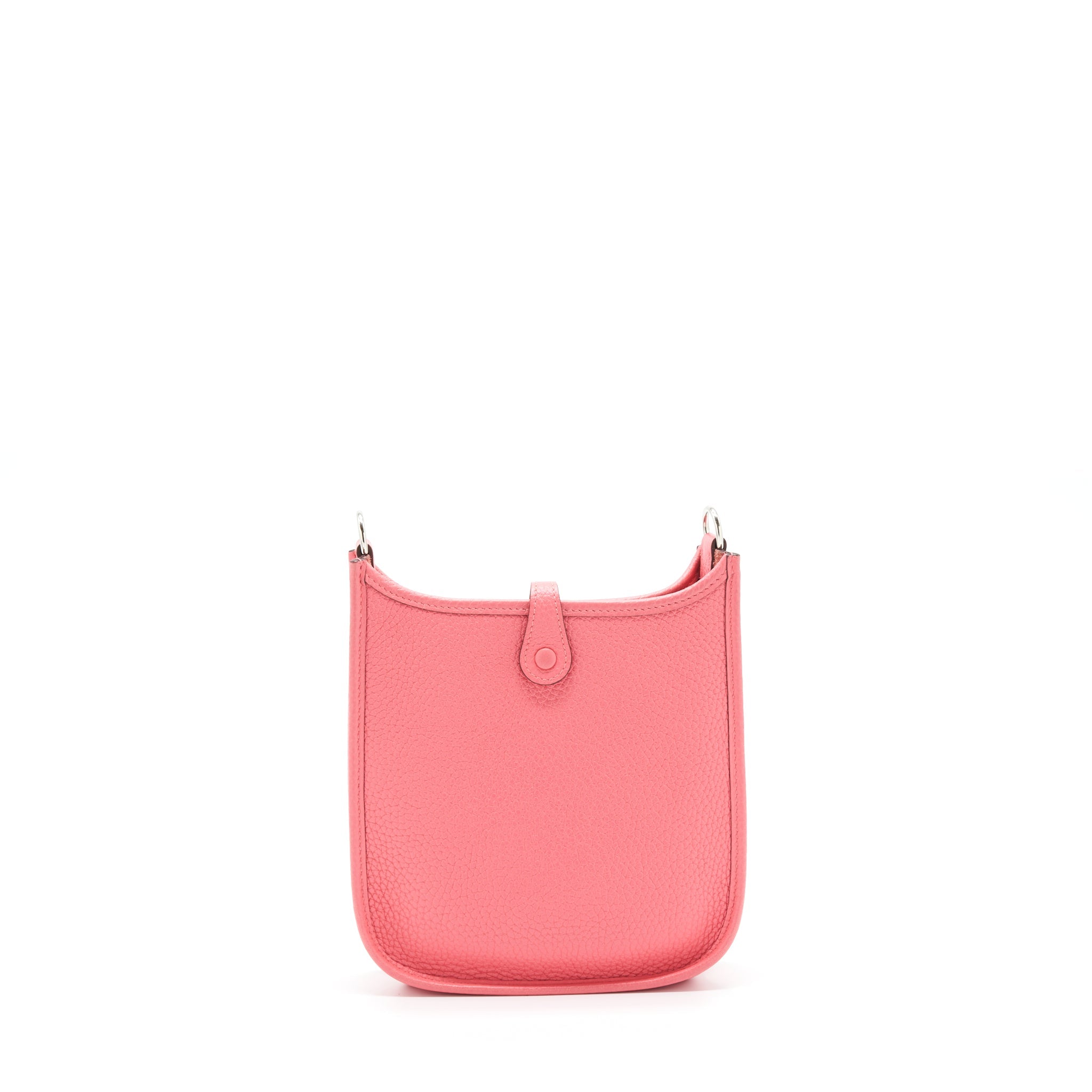 HERMES MINI EVELYNE CLEMENCE ROSE AZALEA / ROUGE PIVOINE SHW