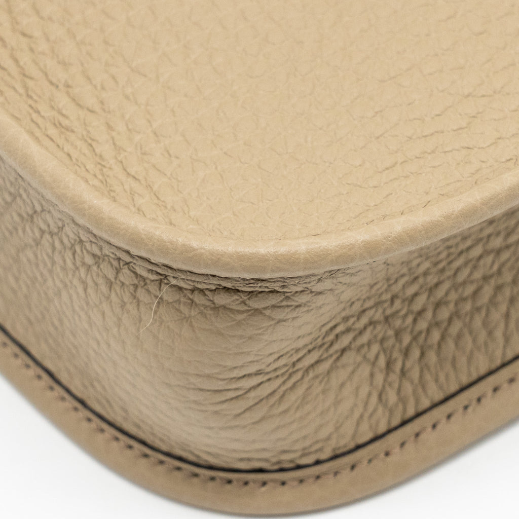 HERMES MINI EVELYNE CLEMENCE BEIGE MARFA MULTICOLOURED STRAP SHW