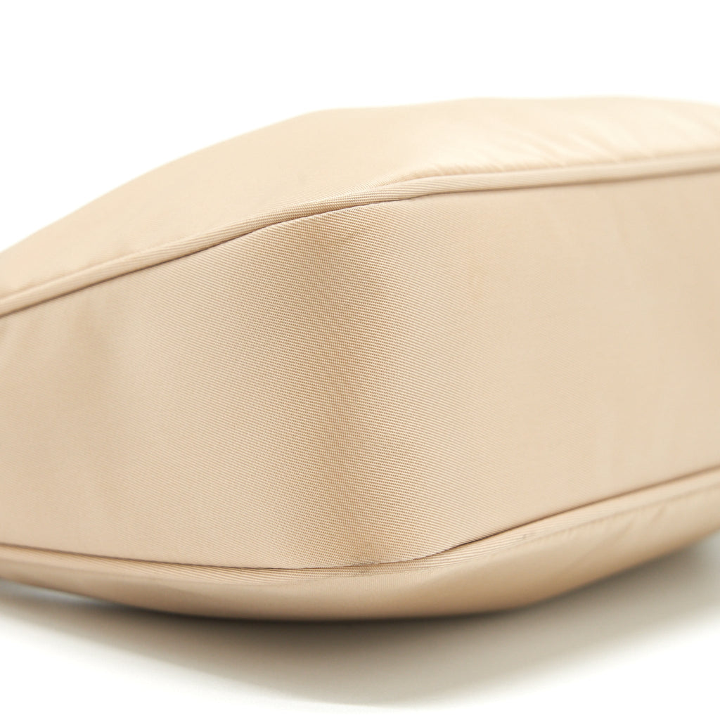 PRADA RE-NYLON RE-EDITION 2000 MINI BAG BEIGE SHW
