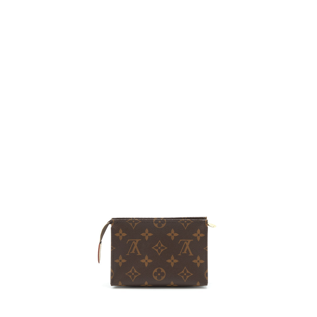 LOUIS VUITTON TOILETRY POCHETTE 15 MONOGRAM CANVAS GHW
