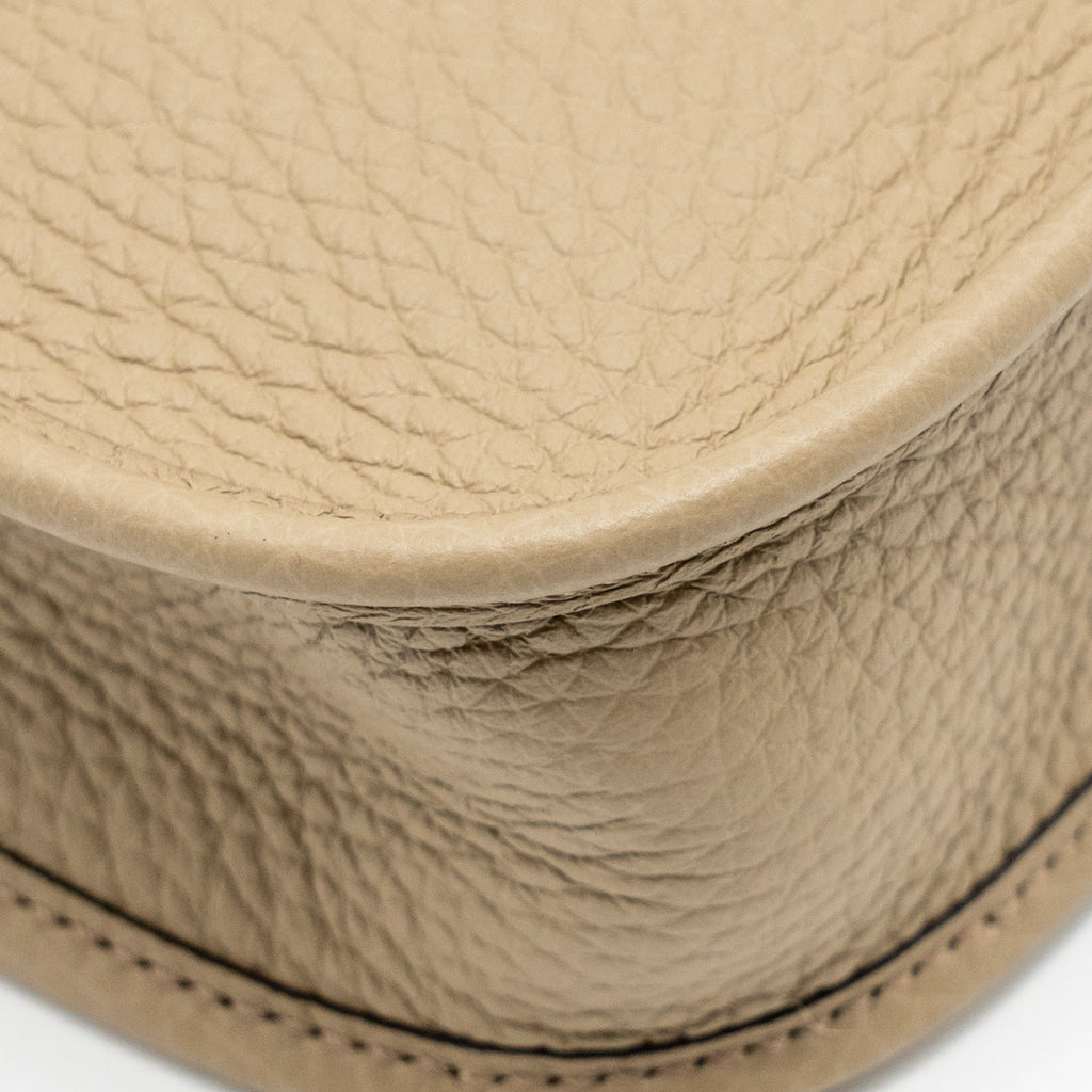 HERMES MINI EVELYNE CLEMENCE BEIGE MARFA MULTICOLOURED STRAP SHW