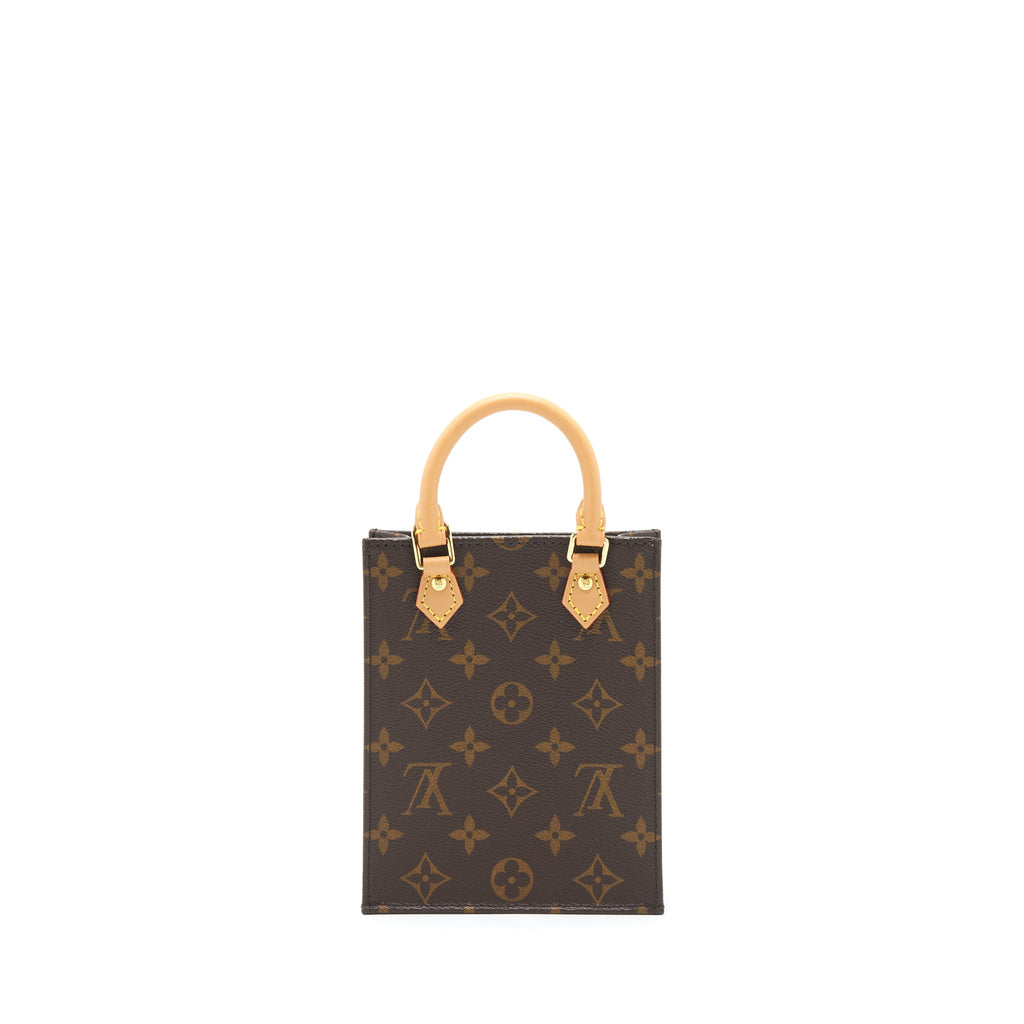 LOUIS VUITTON PETIT SAC PLAT MONOGRAM CANVAS YEAR 2020